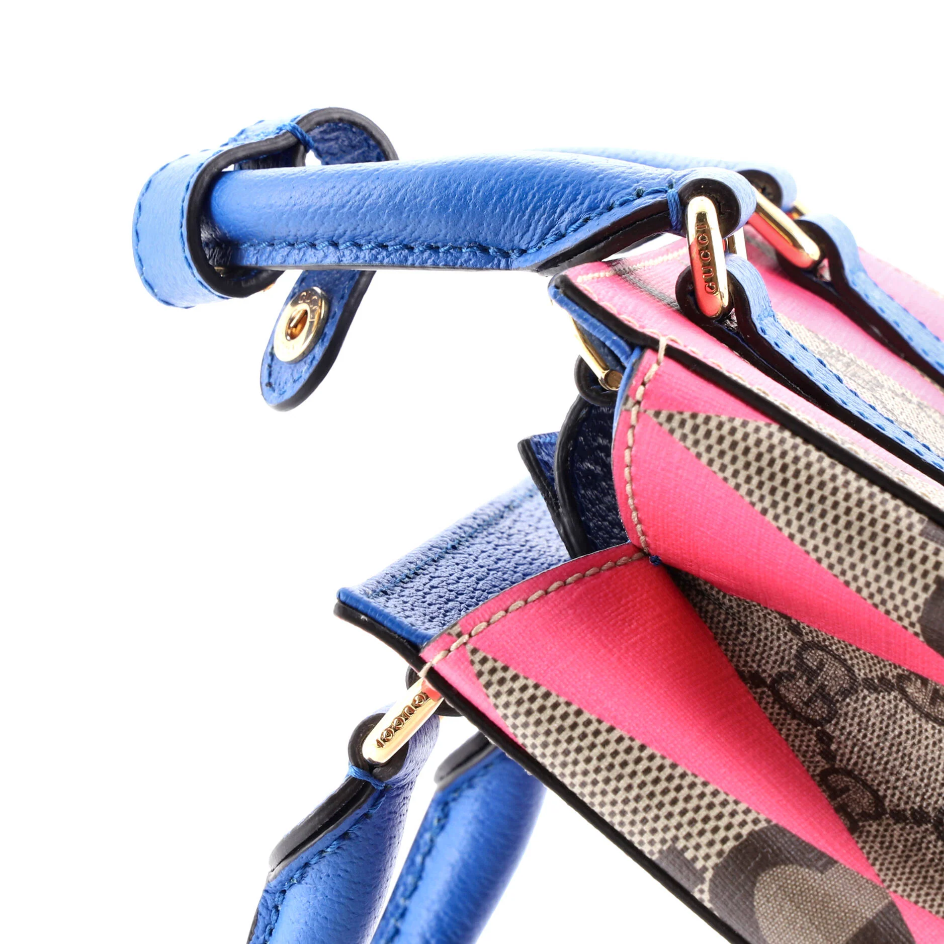 Convertible Open Tote Rhombus GG Coated Canvas with Leather Mini - Image 7