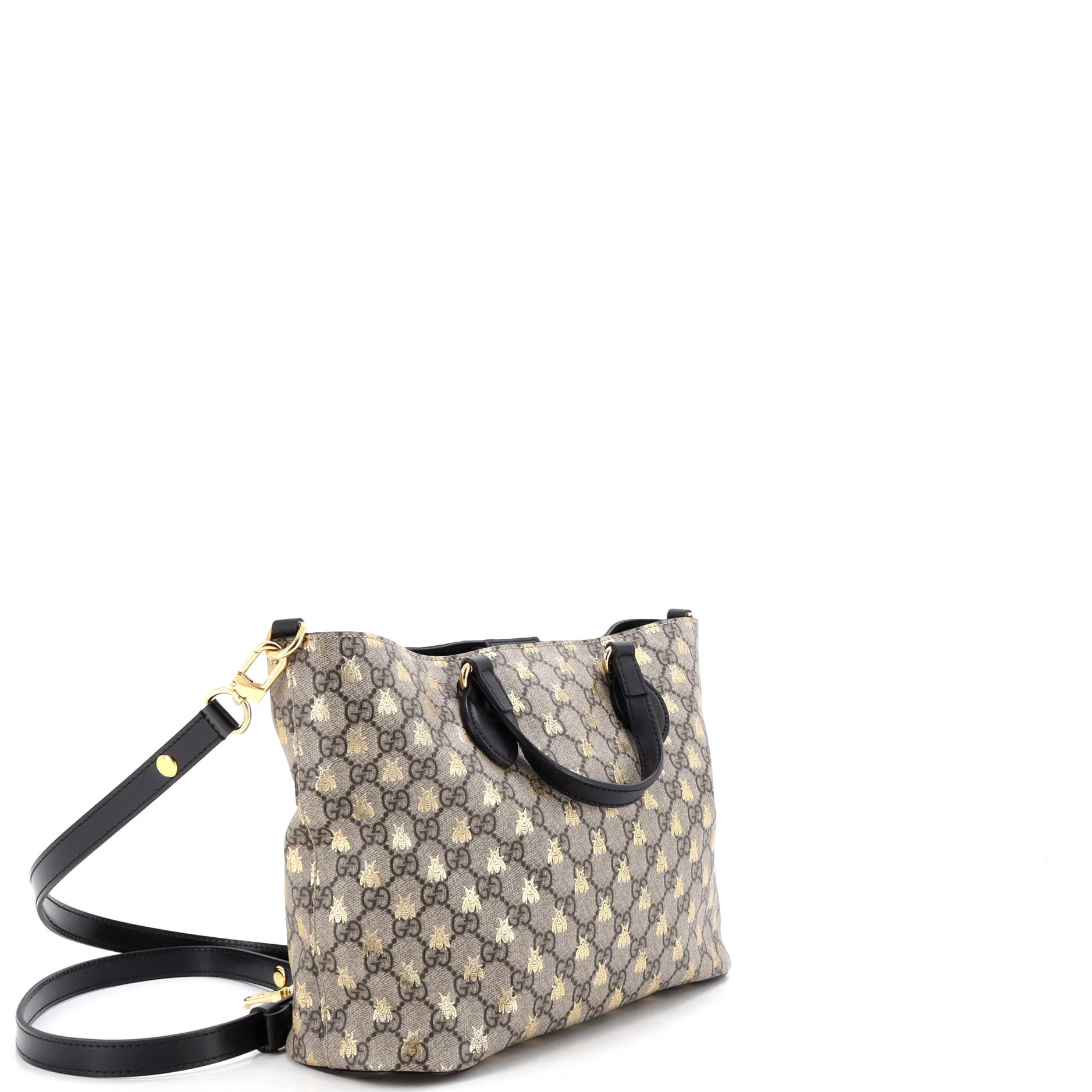 Convertible Soft Tote Printed GG Coated Canvas Small - Image 2