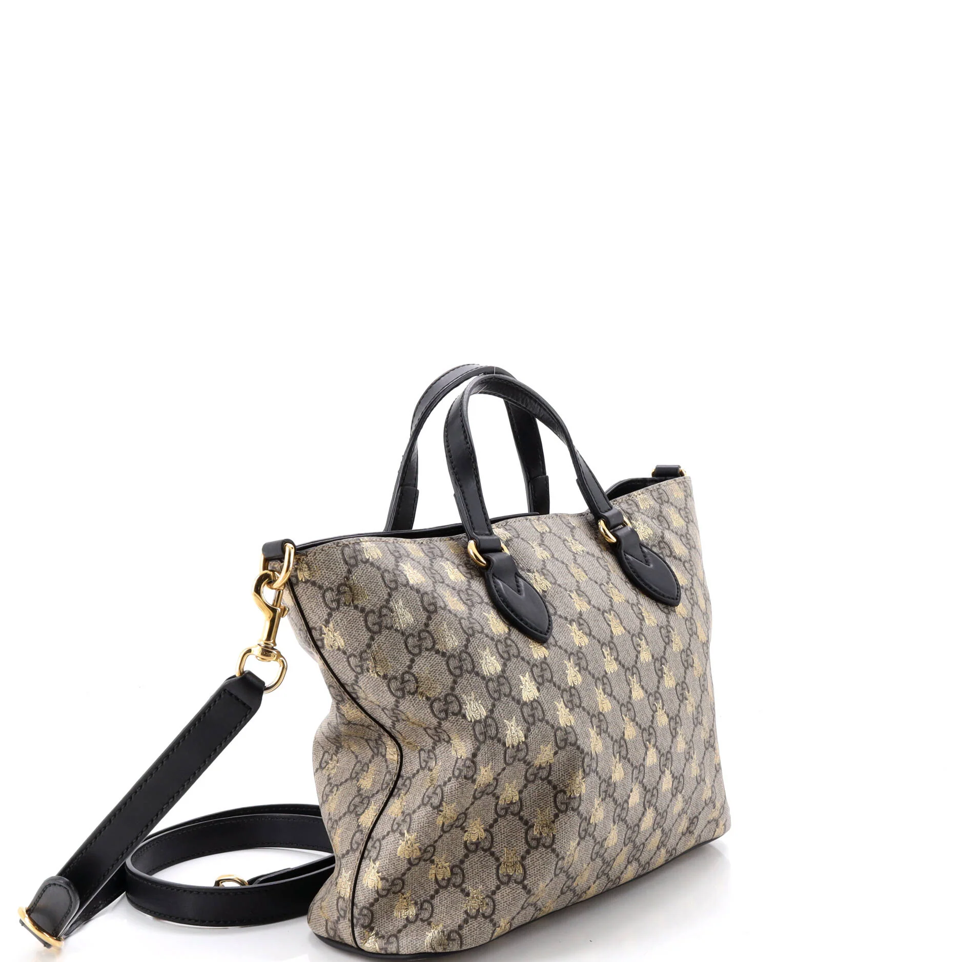 Convertible Soft Tote Printed GG Coated Canvas Small - Image 2