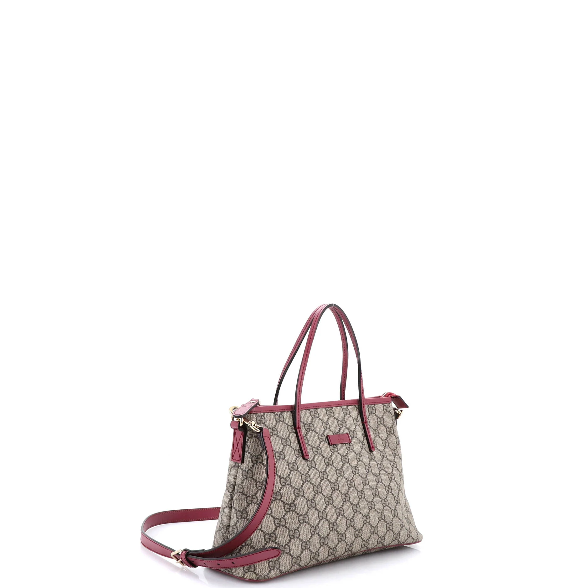 Convertible Zip Tote GG Coated Canvas with Leather Small - Image 2