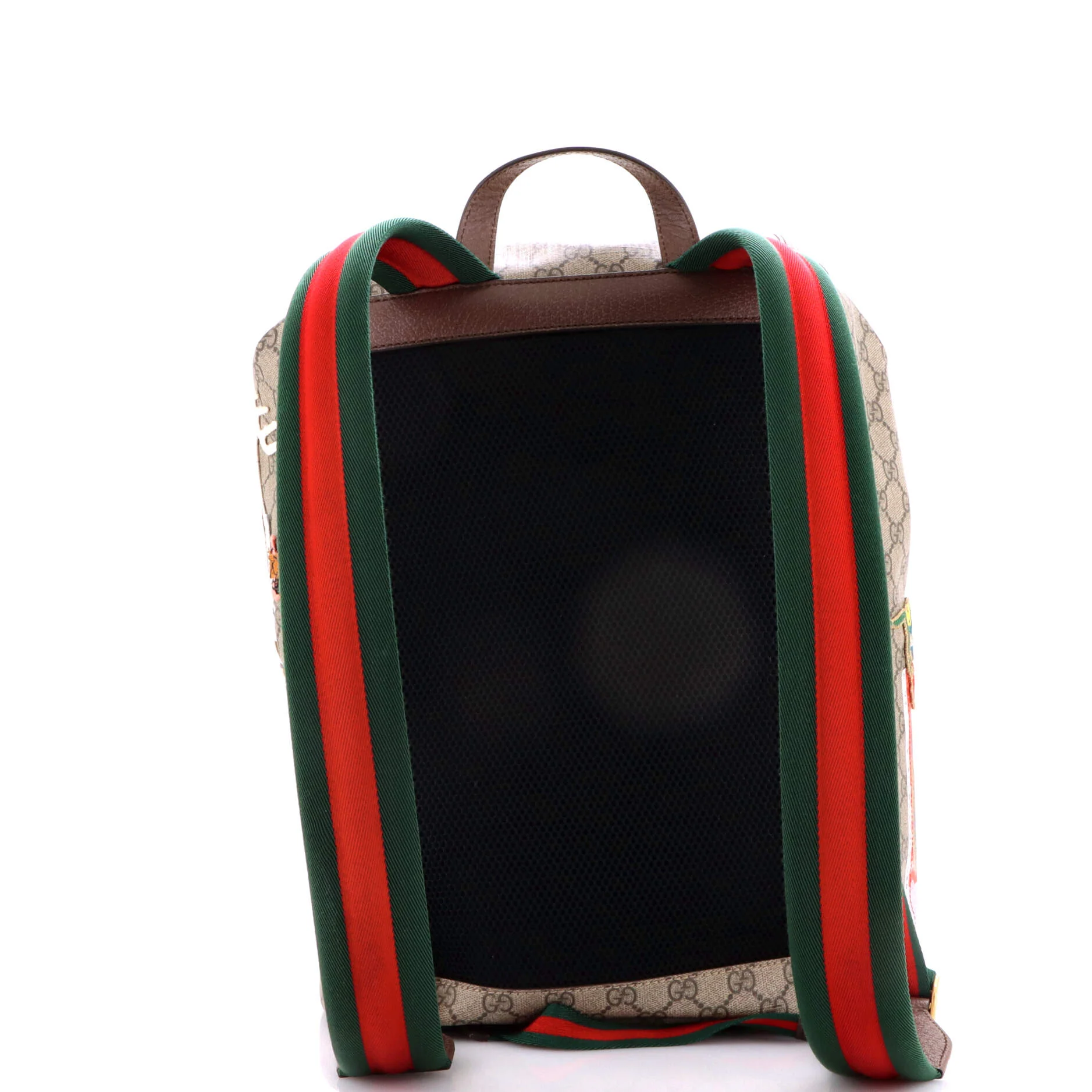Courrier Soft Backpack GG Coated Canvas with Applique Large - Image 3