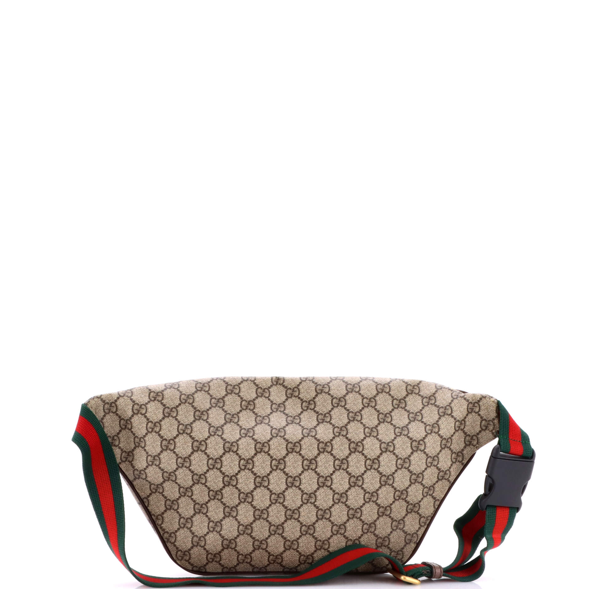 Courrier Zip Belt Bag GG Coated Canvas with Applique - Image 3