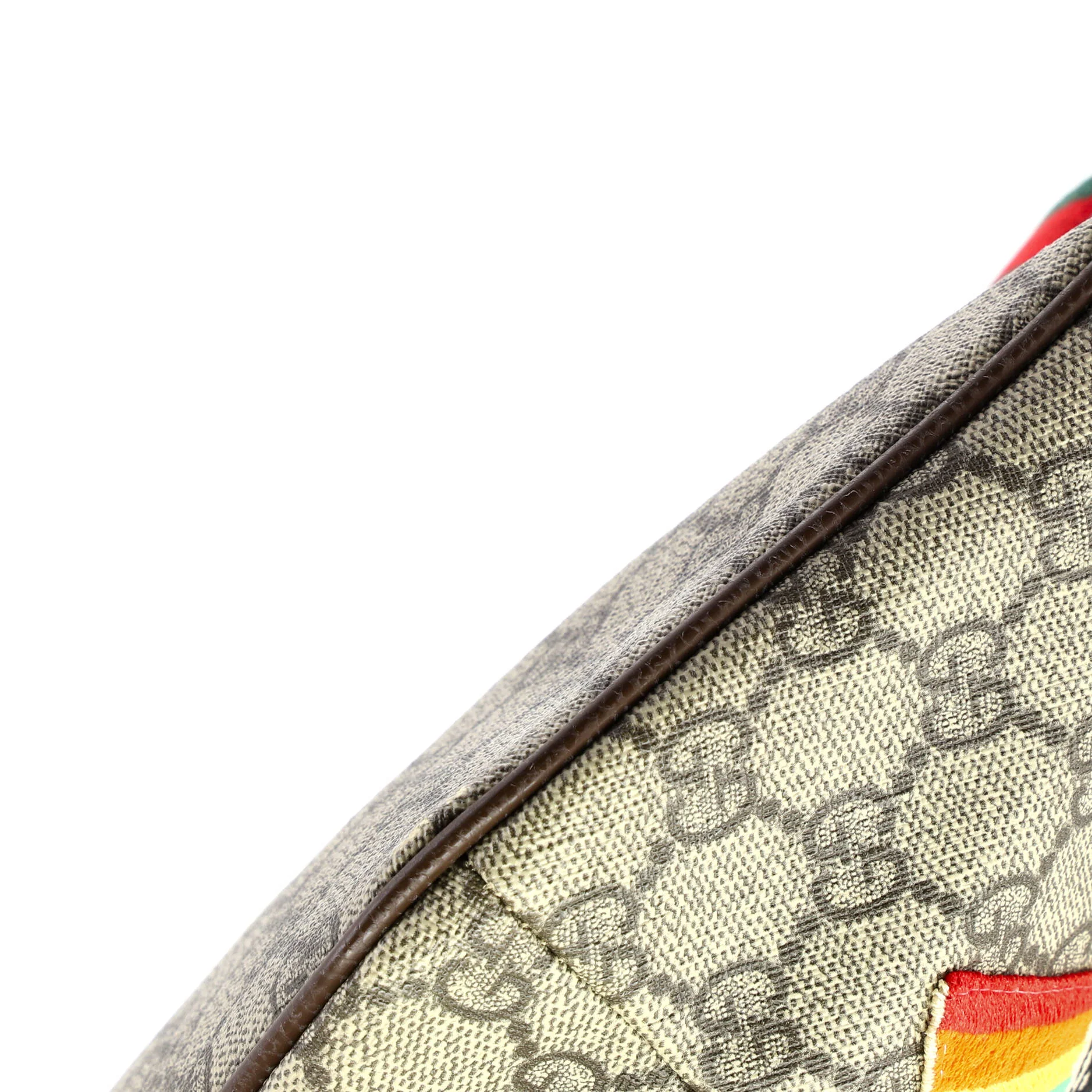 Courrier Zip Belt Bag GG Coated Canvas with Applique - Image 7