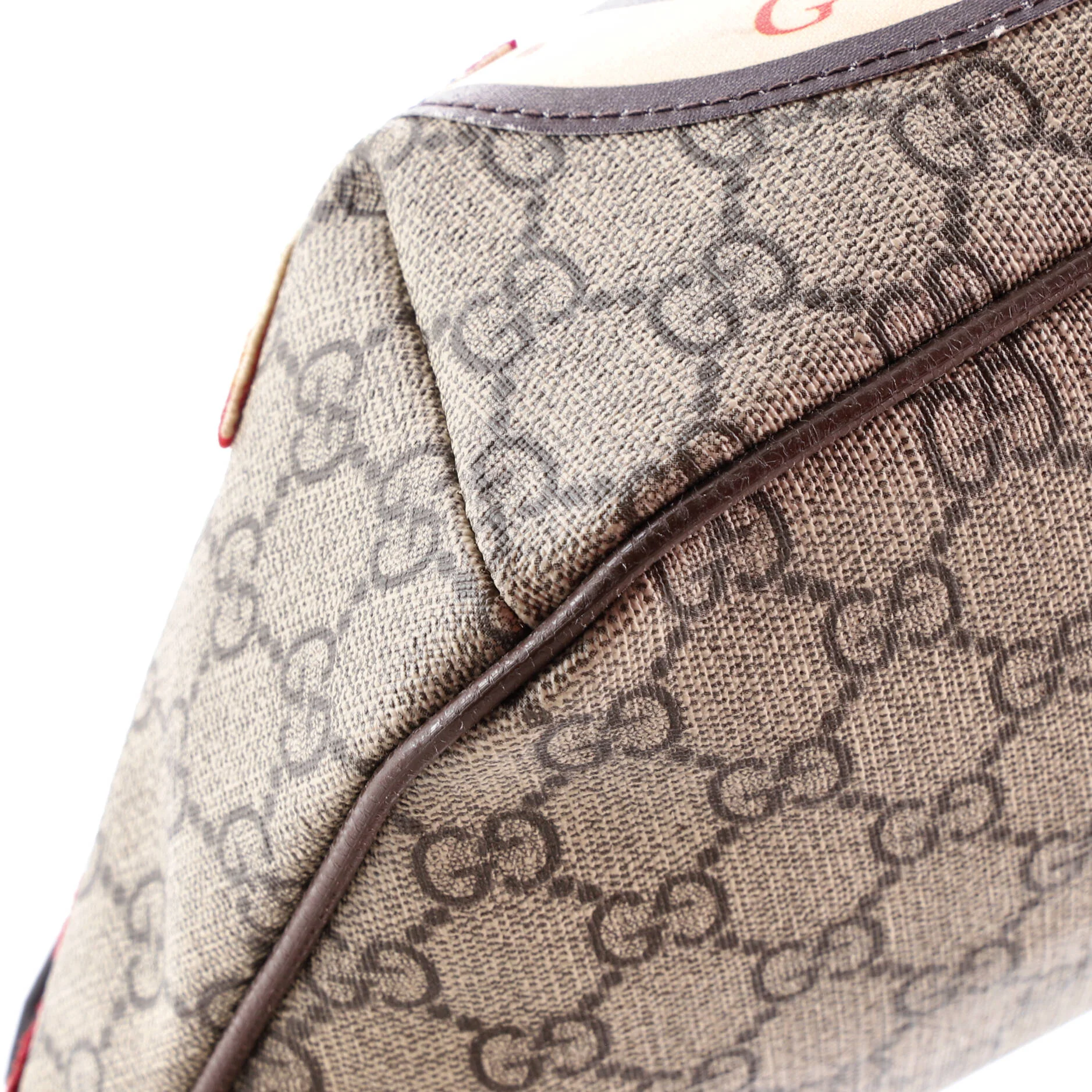 Courrier Zip Belt Bag GG Coated Canvas with Applique - Image 7
