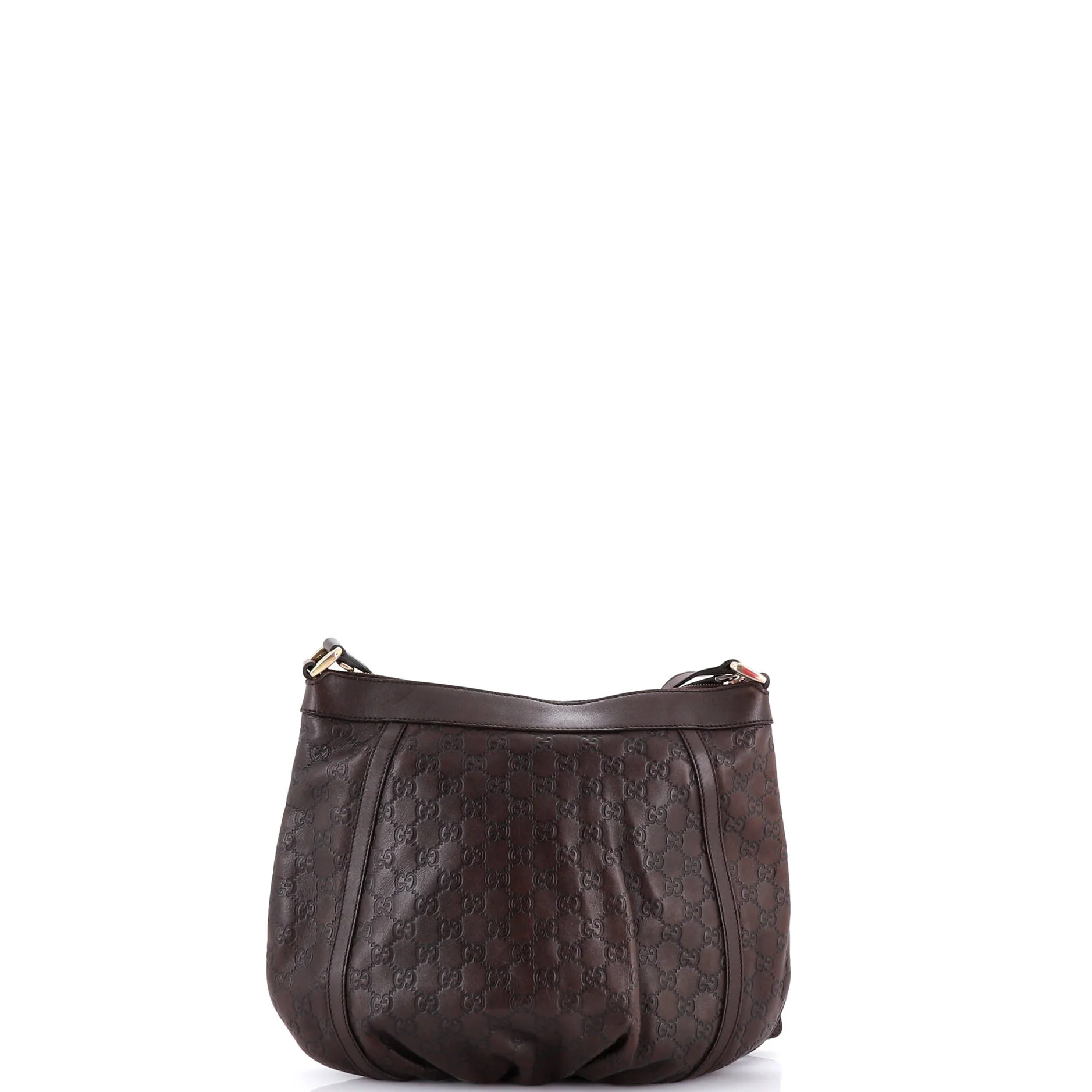 D Ring Messenger Bag Guccissima Leather Large - Image 3