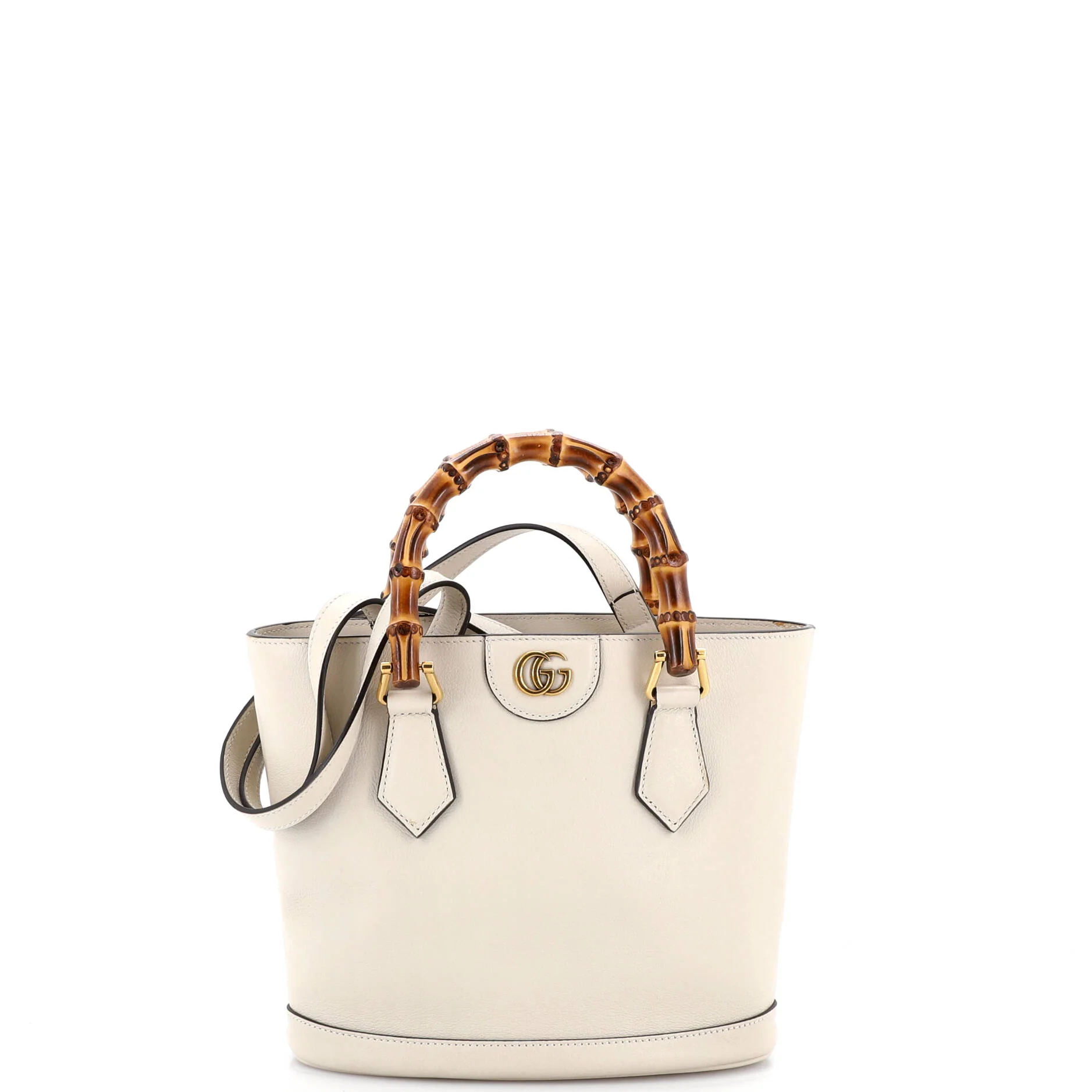 Diana Convertible Bucket Bag Leather Small