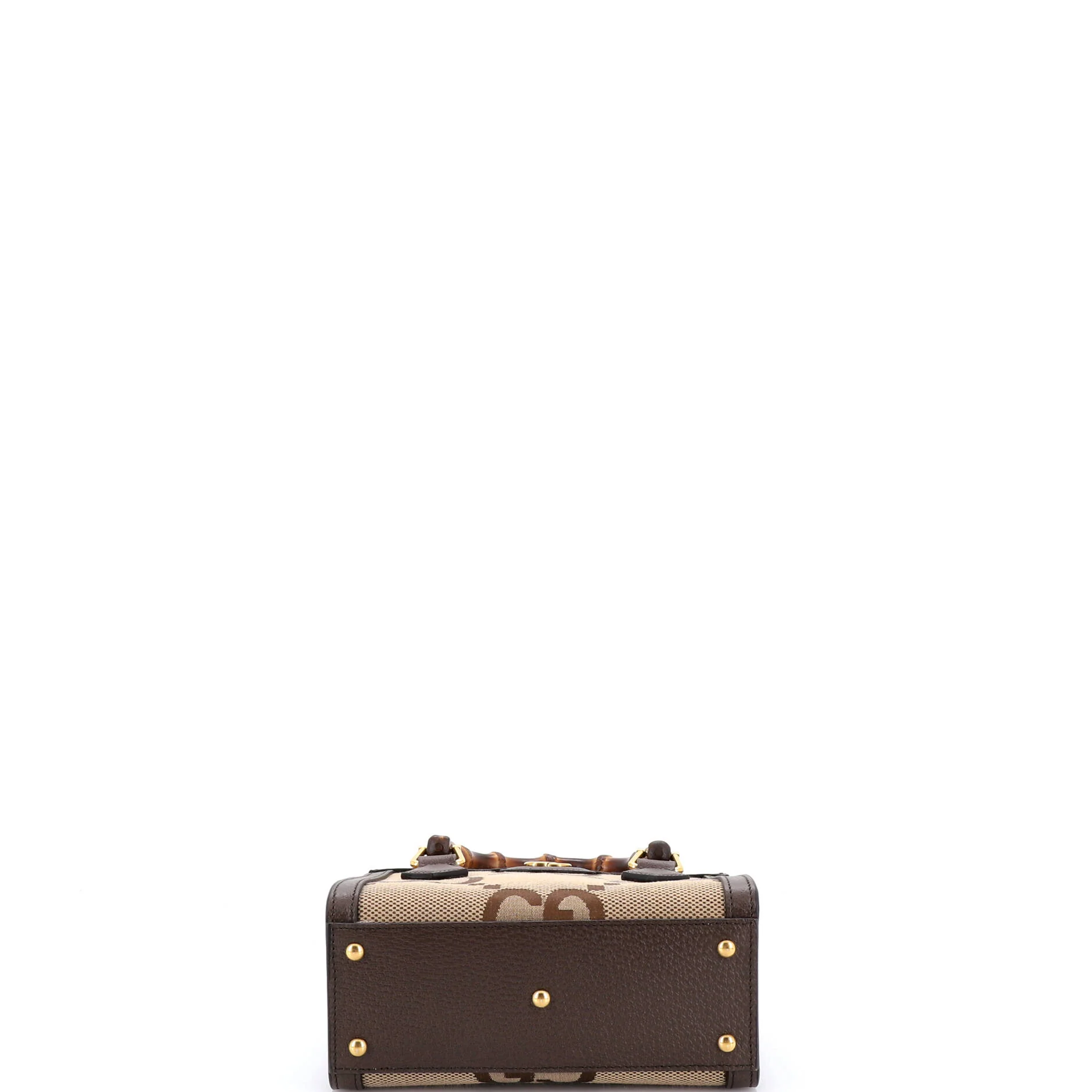 Diana NM Bamboo Handle Tote Jumbo GG Canvas Mini - Image 4