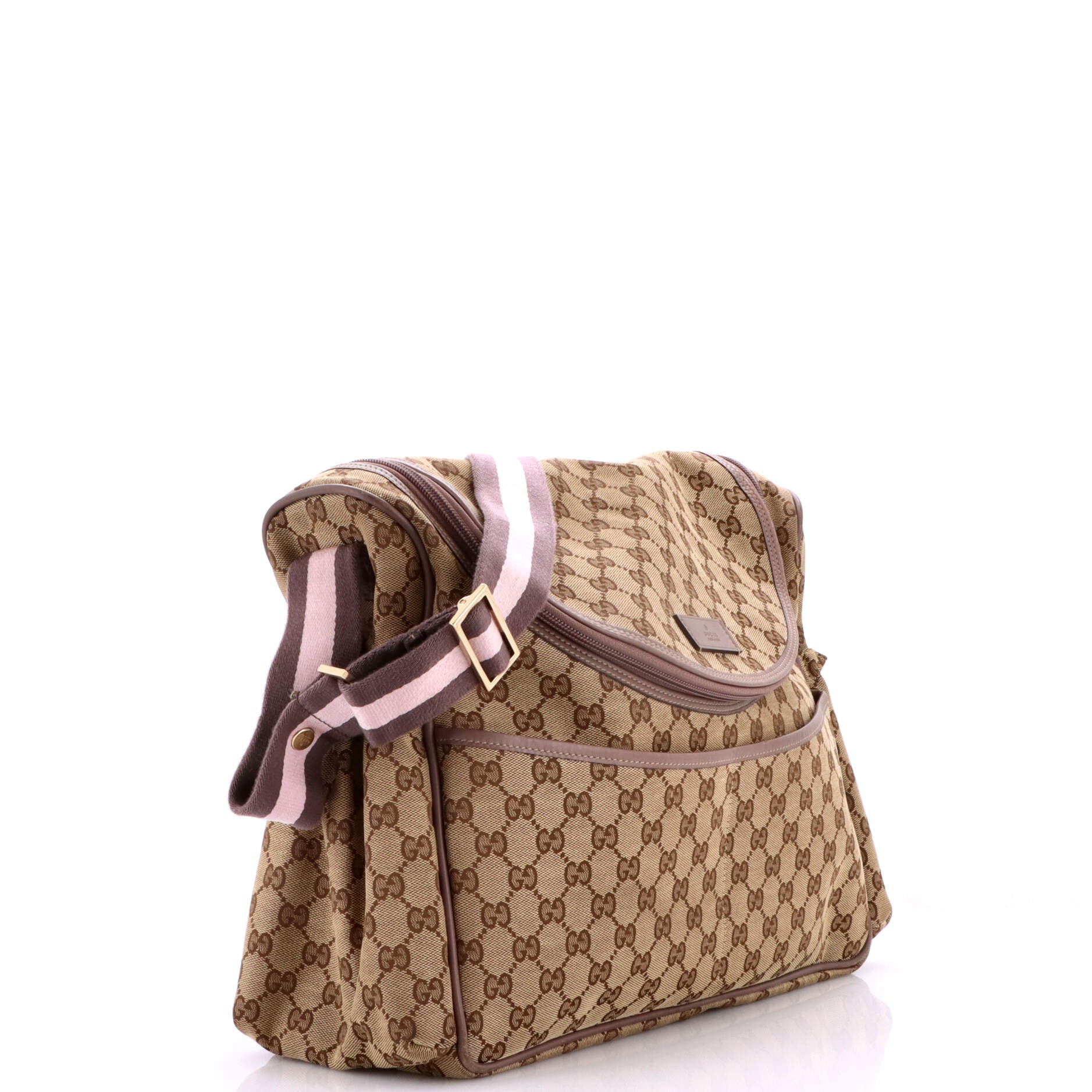 Diaper Crossbody Bag GG Canvas - Image 2