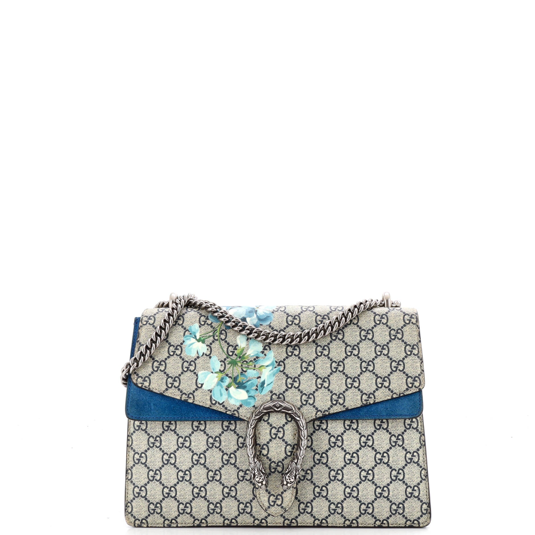 Dionysus Bag Blooms Print GG Coated Canvas Medium