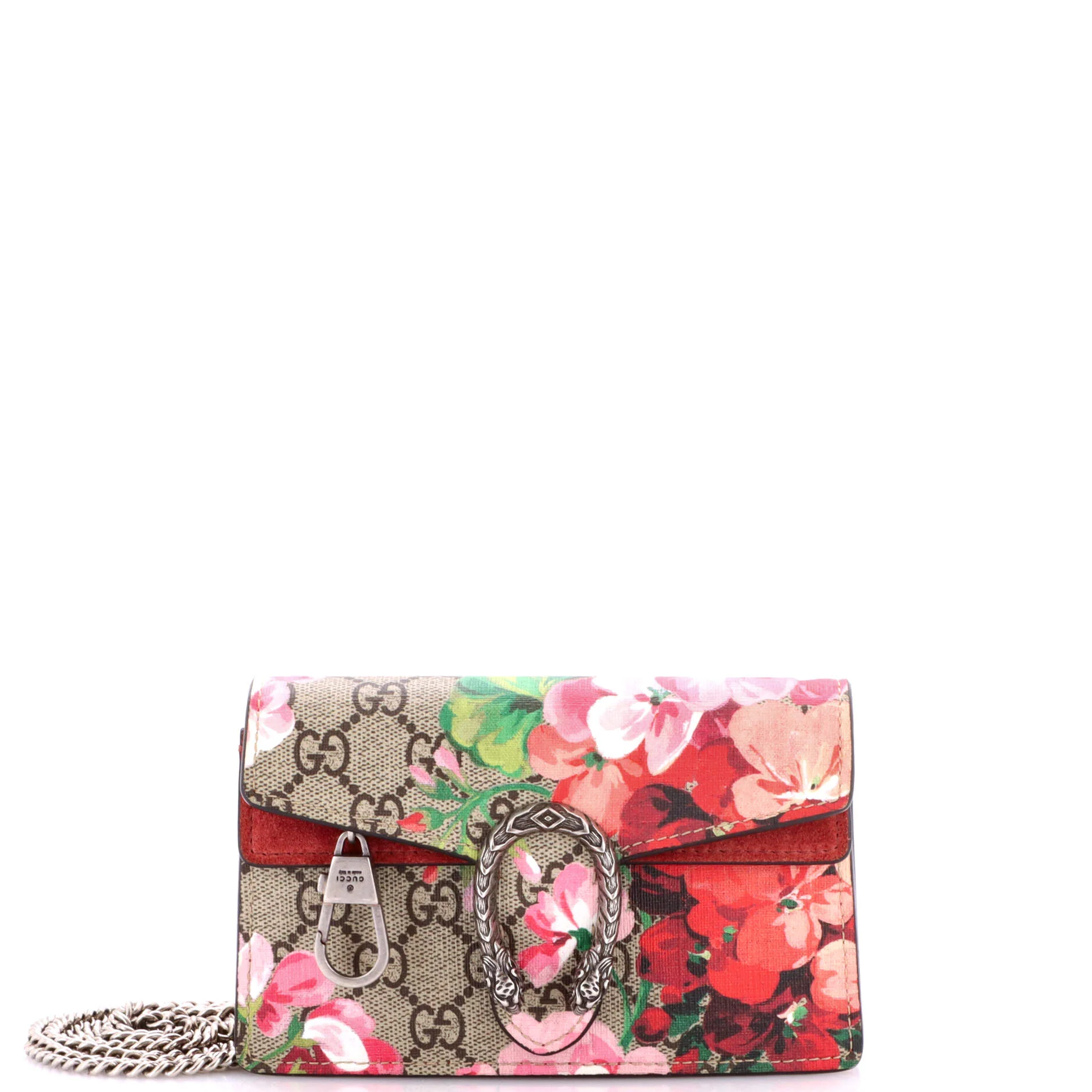 Dionysus Bag Blooms Print GG Coated Canvas Super Mini