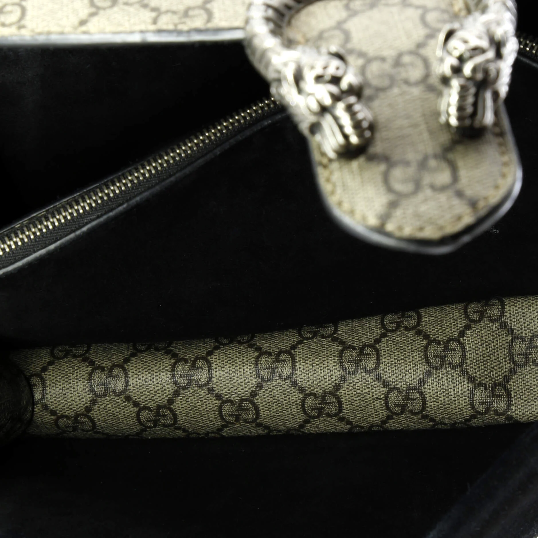 Dionysus Bag GG Coated Canvas and Leather Small - Image 5