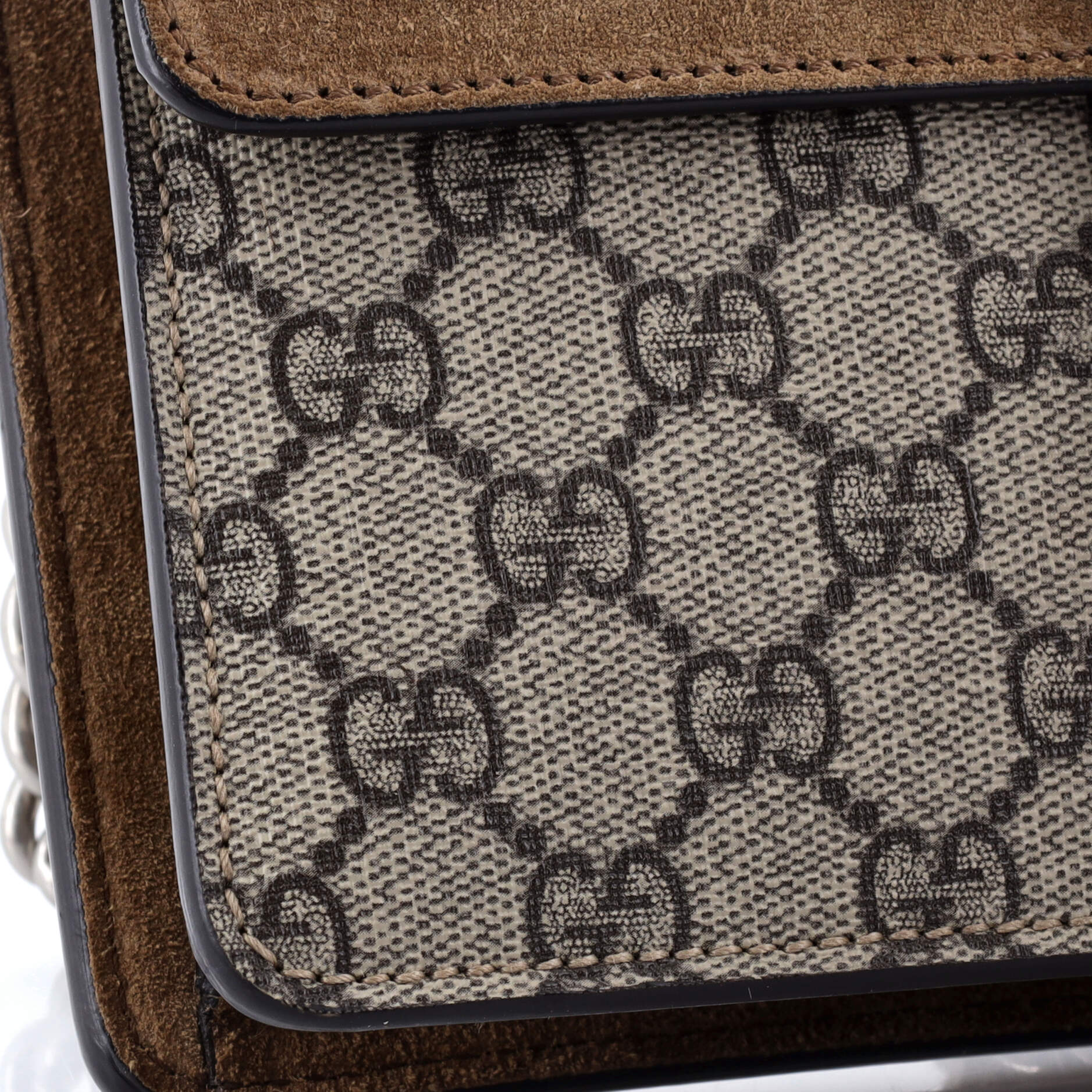 Dionysus Bag GG Coated Canvas with Crystal Embellished Metal Small - Image 6