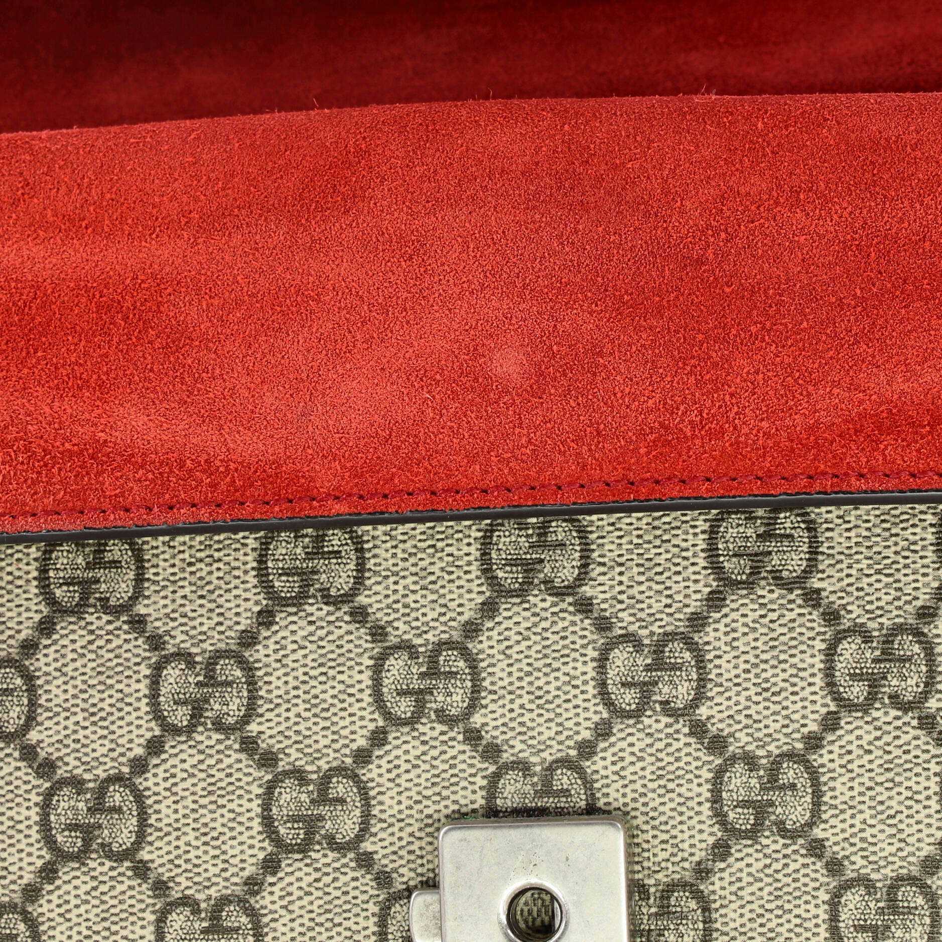 Dionysus Bag GG Coated Canvas with Crystal Embellished Metal Small - Image 6