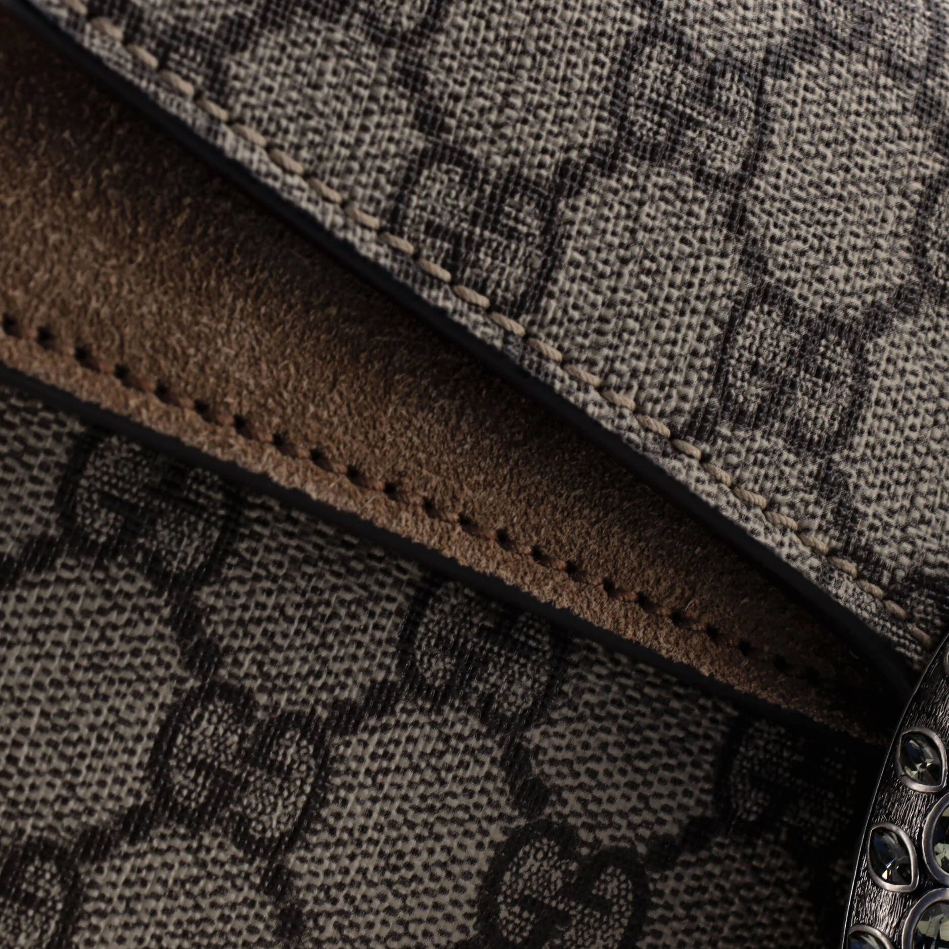 Dionysus Bag GG Coated Canvas with Crystal Embellished Metal Small - Image 6