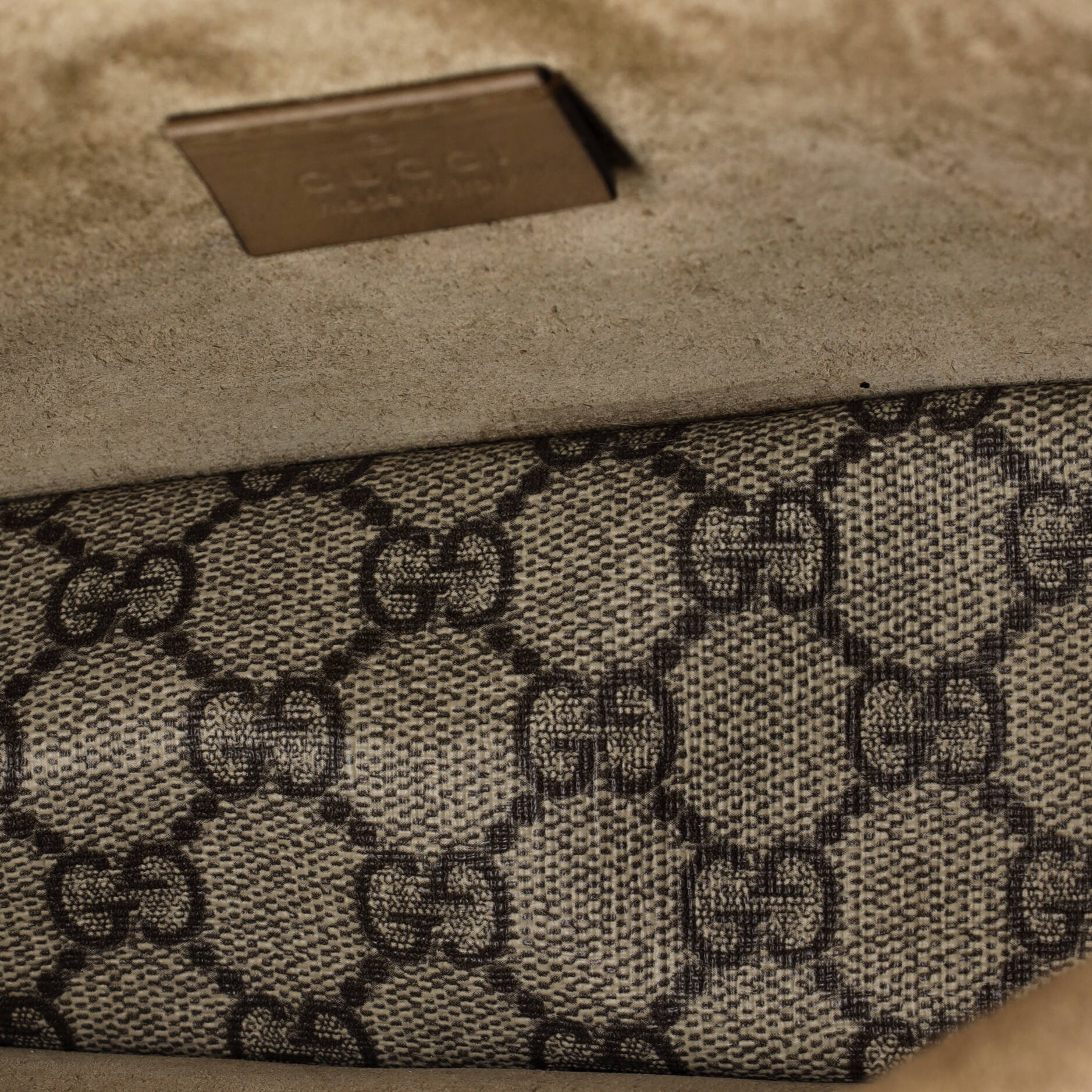 Dionysus Bag GG Coated Canvas with Crystal Embellished Metal Small - Image 5