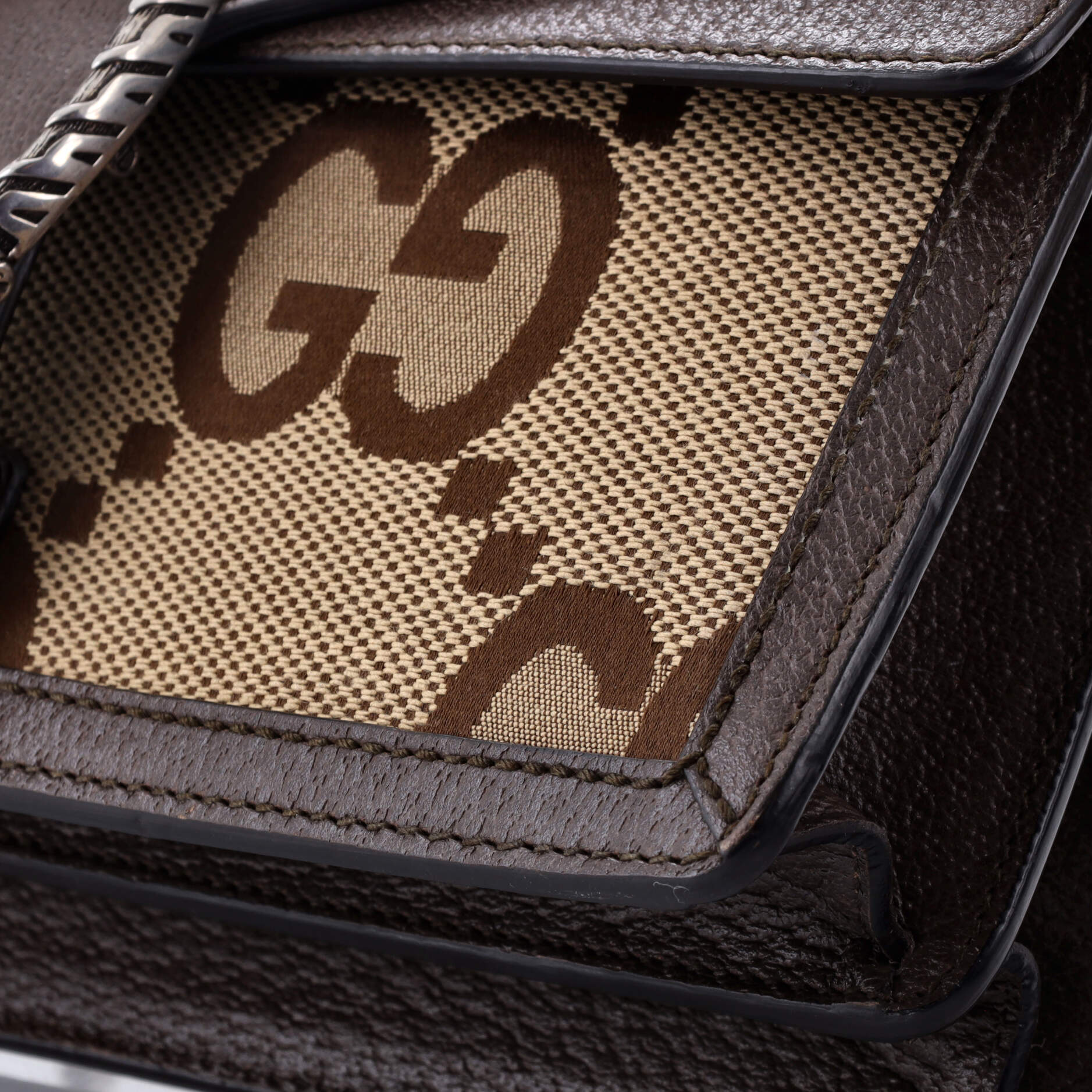 Dionysus Bag Jumbo GG Canvas Small - Image 6