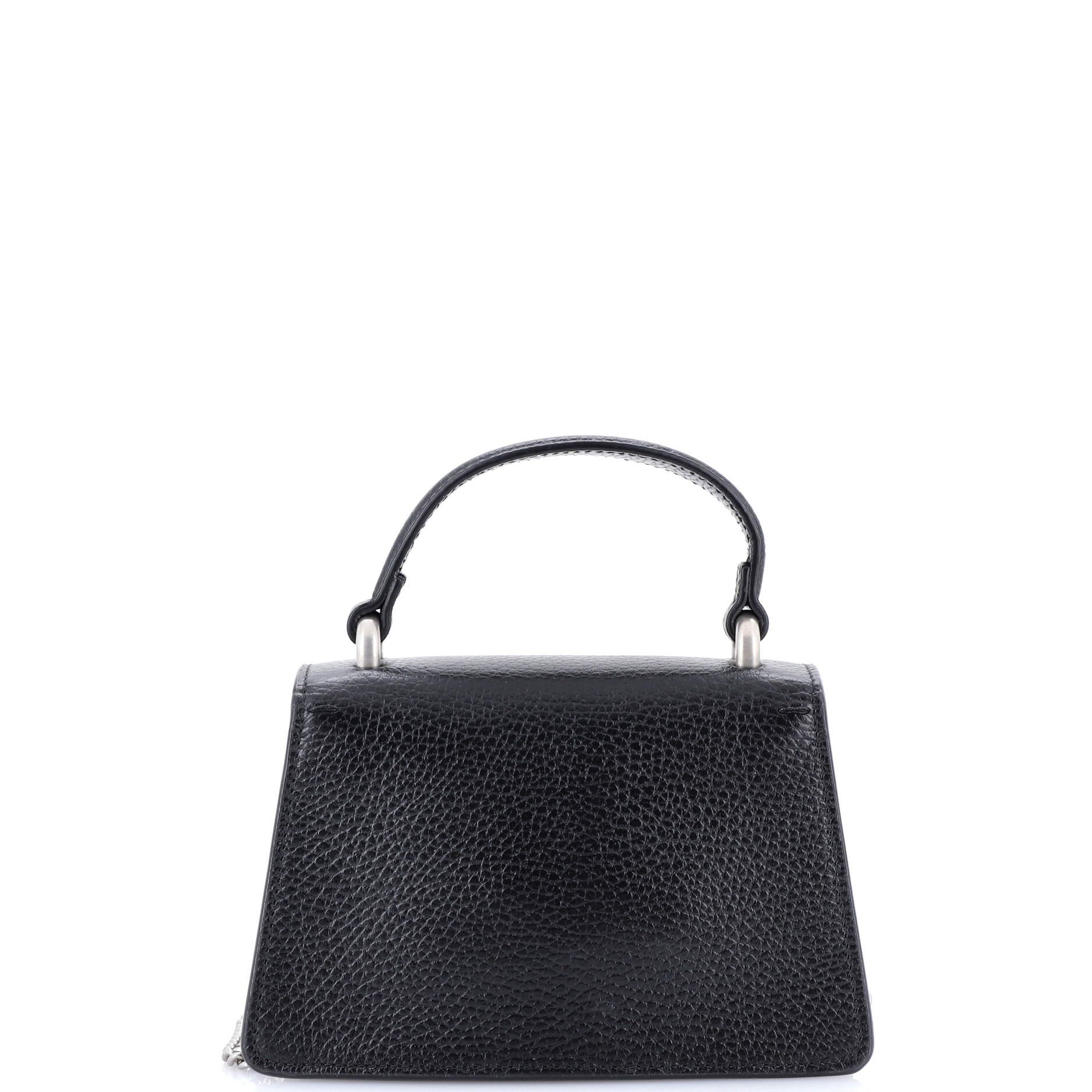 Dionysus Top Handle Bag Leather with Crystals Mini - Image 3