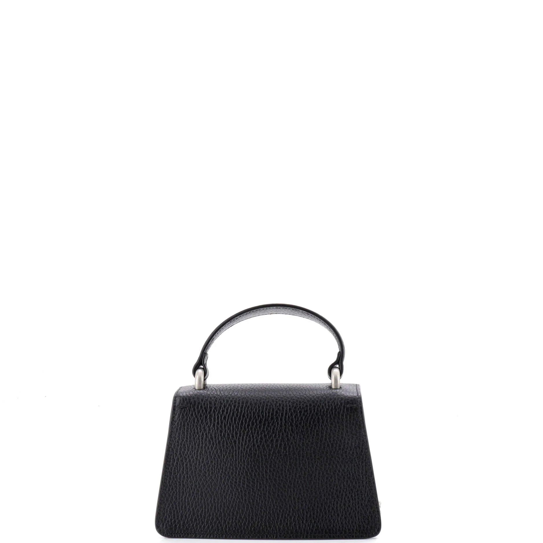 Dionysus Top Handle Bag Leather with Crystals Mini - Image 3