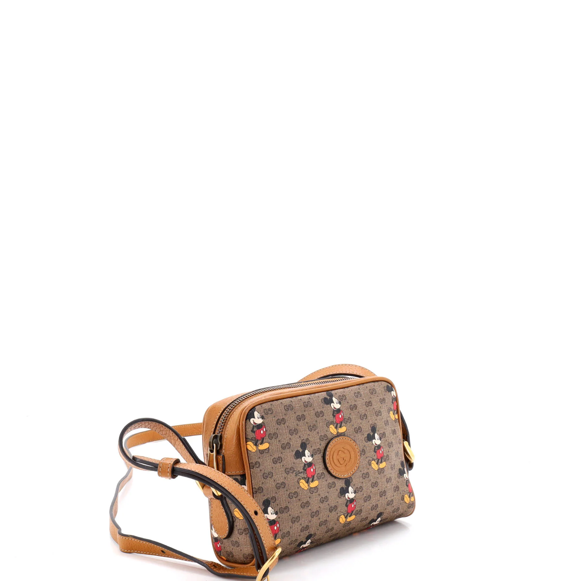 Disney Mickey Mouse Shoulder Bag Printed Mini GG Coated Canvas Mini - Image 2