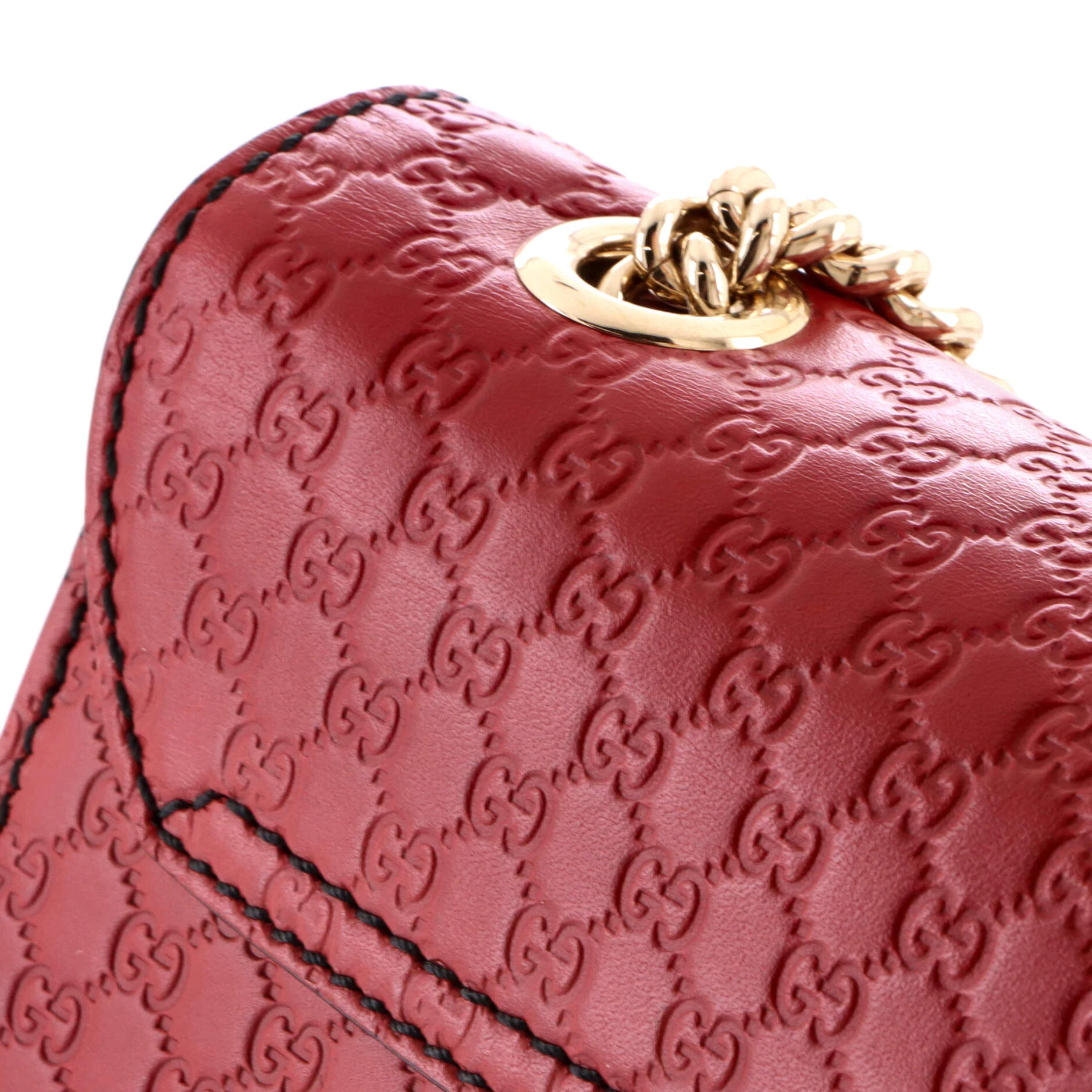 Emily Chain Flap Bag Microguccissima Leather Mini - Image 7