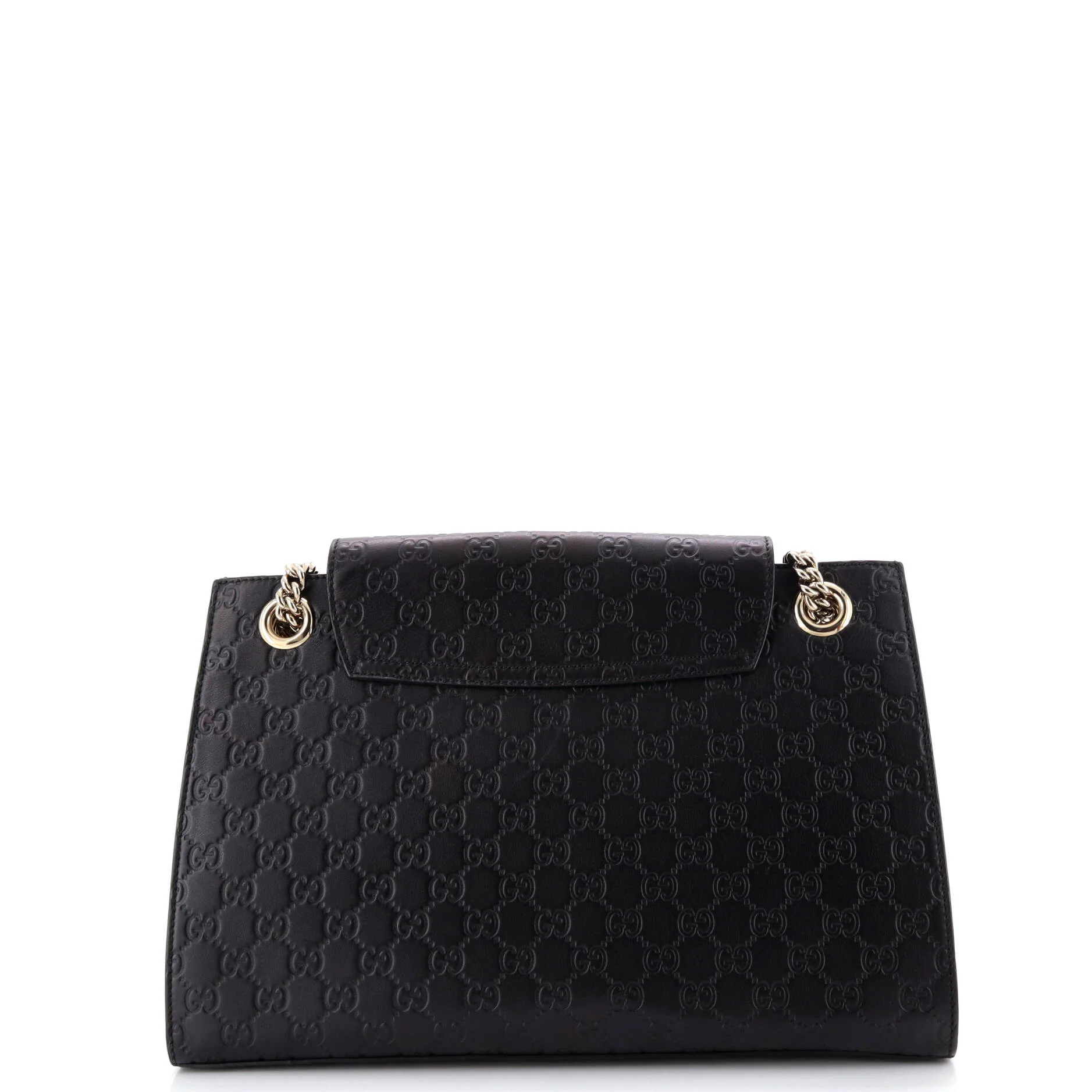 Emily Chain Flap Shoulder Bag Guccissima Leather Large - Image 3