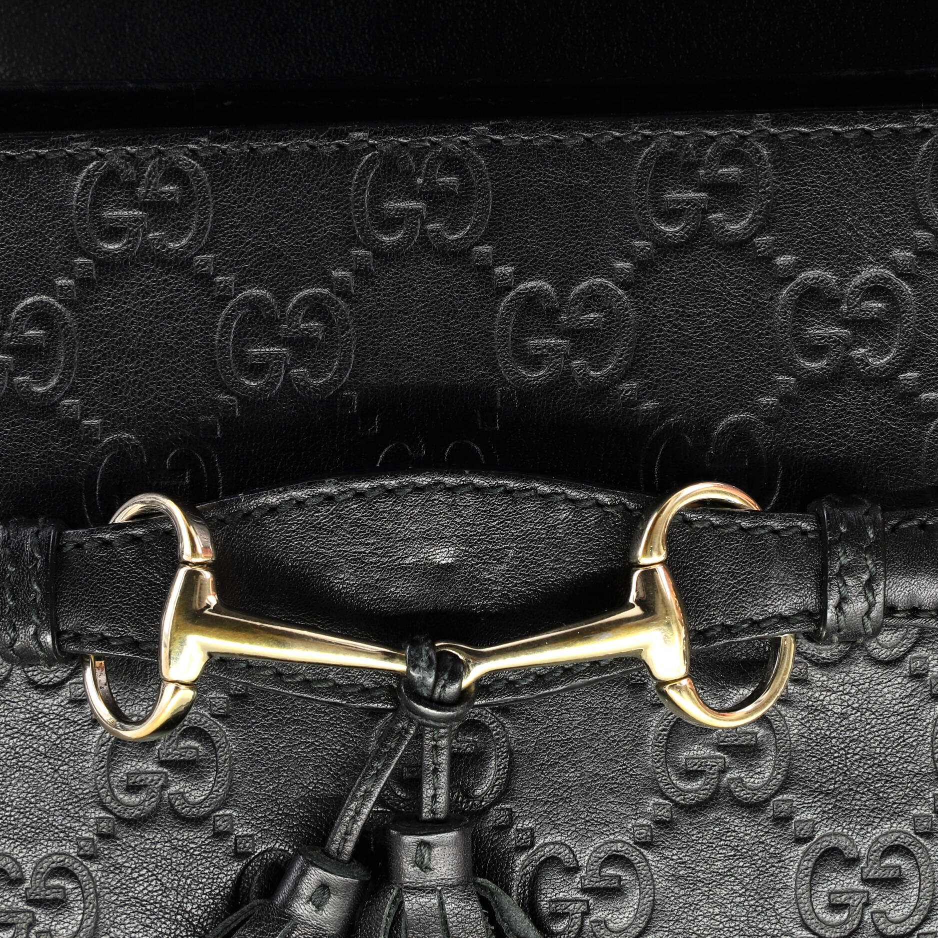 Emily Chain Flap Shoulder Bag Guccissima Leather Small - Image 7