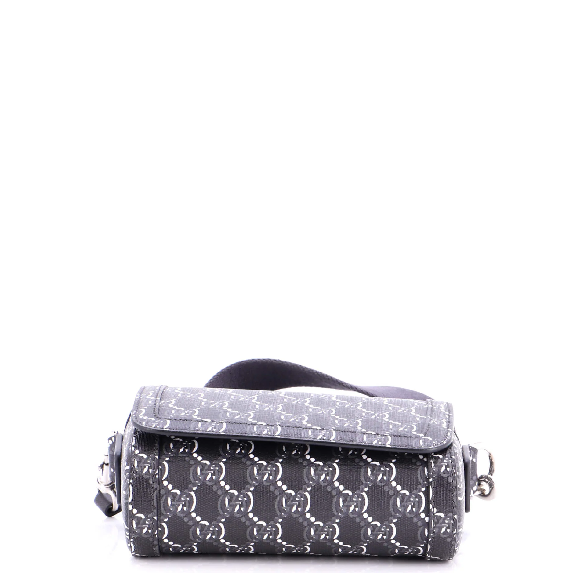 Flap Messenger Bag GG Shadow Coated Canvas Super Mini - Image 4