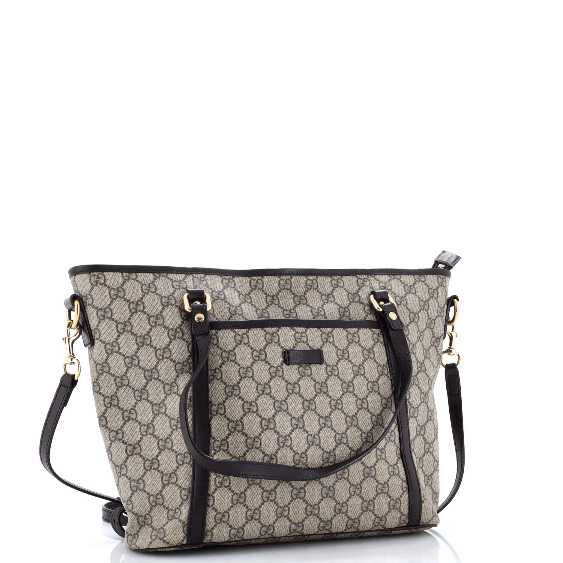 Front Pocket Convertible Tote GG Coated Canvas Medium - Image 2
