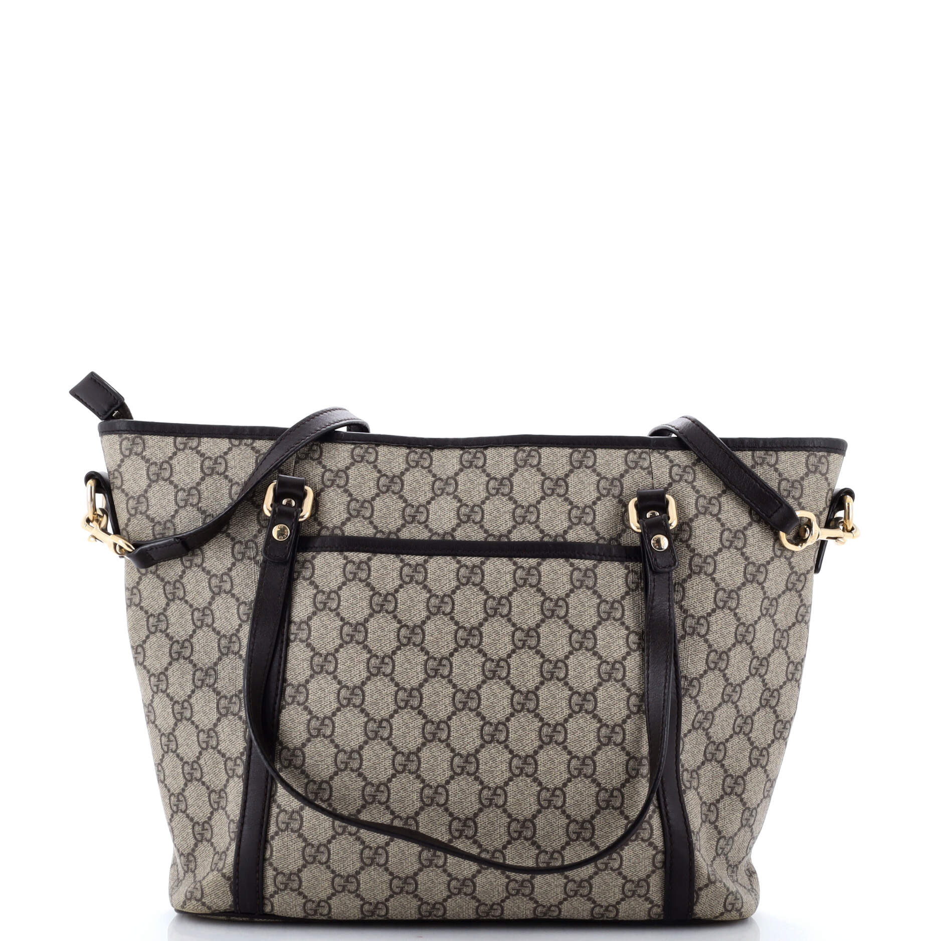 Front Pocket Convertible Tote GG Coated Canvas Medium - Image 3