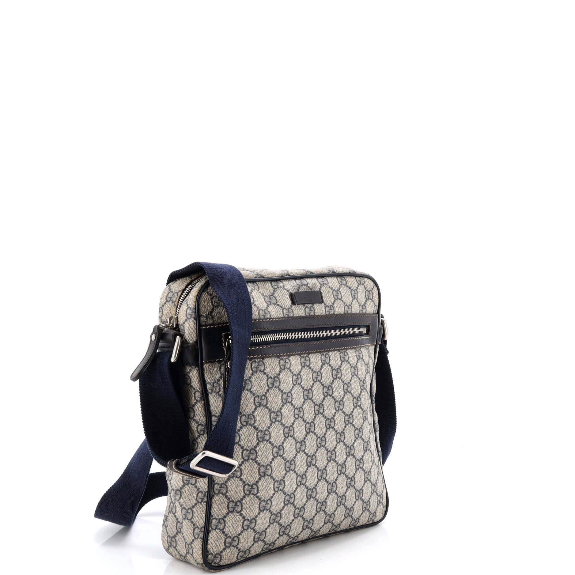 Front Zip Messenger GG Coated Canvas Medium - Image 2