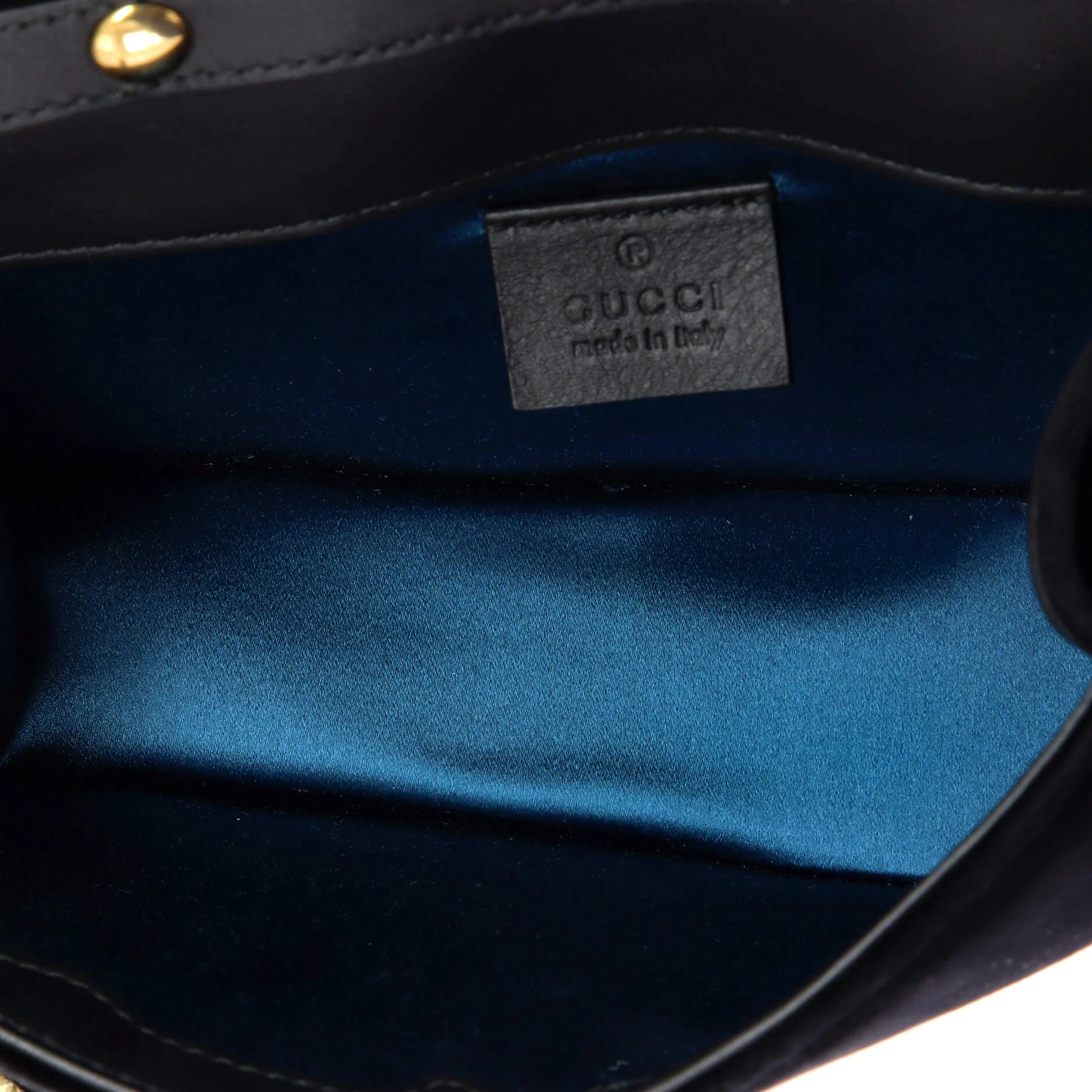 G Broadway Shoulder Bag Velvet with Crystals Small - Image 5