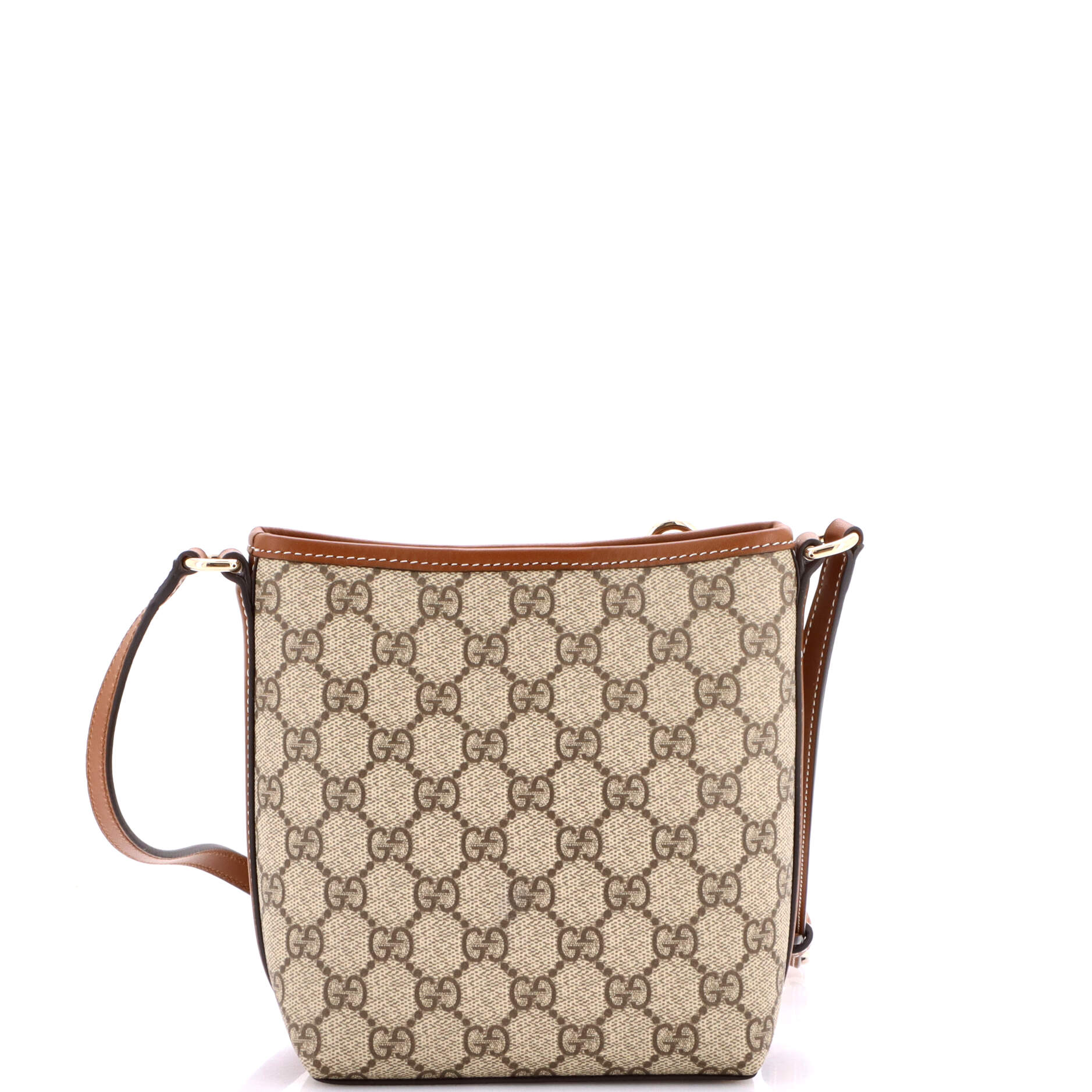 GG Emblem Bucket Bag GG Coated Canvas Nano