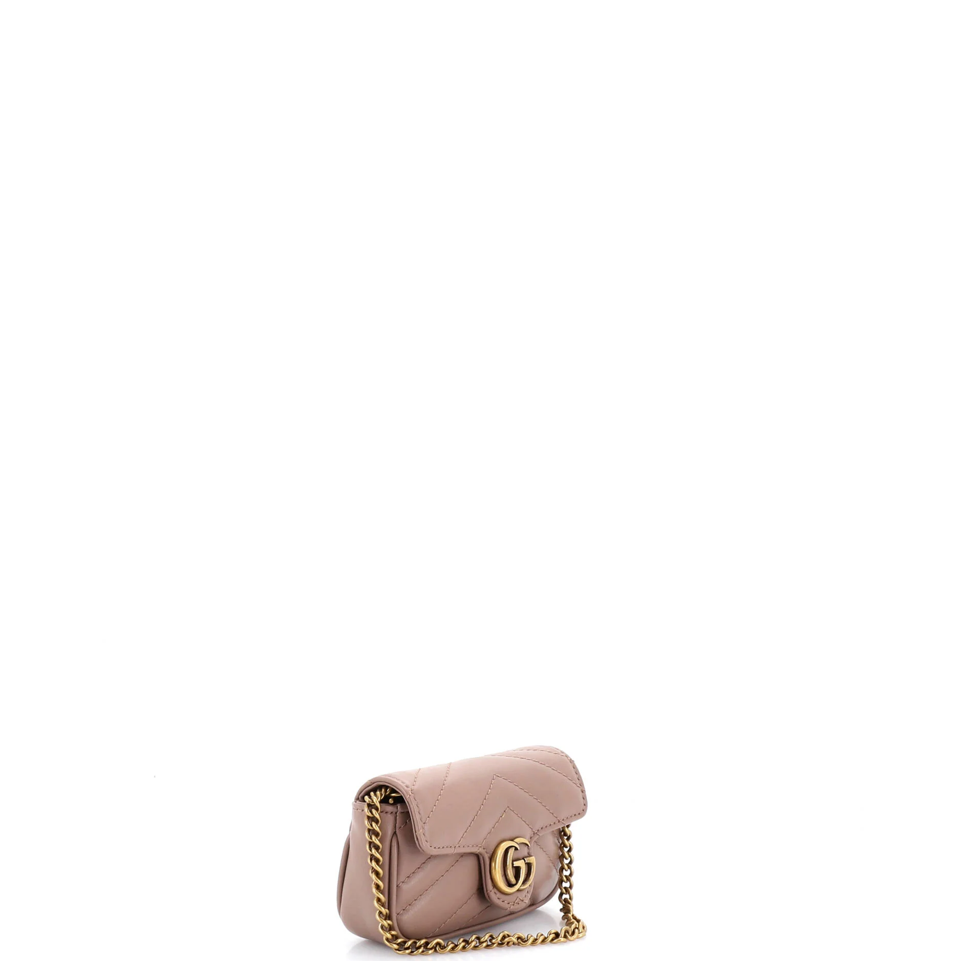 GG Marmont Coin Purse on Chain Matelasse Leather - Image 2