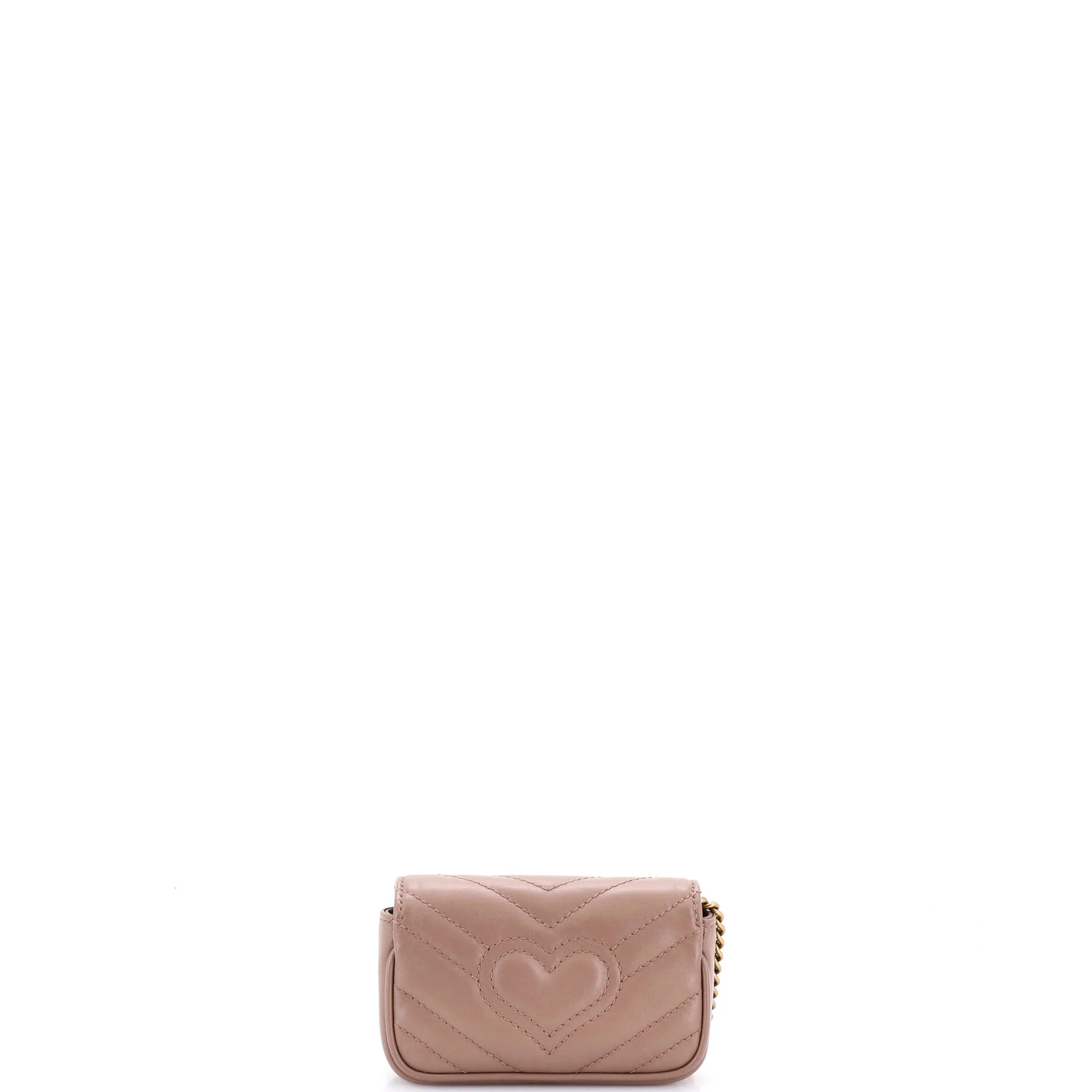 GG Marmont Coin Purse on Chain Matelasse Leather - Image 3