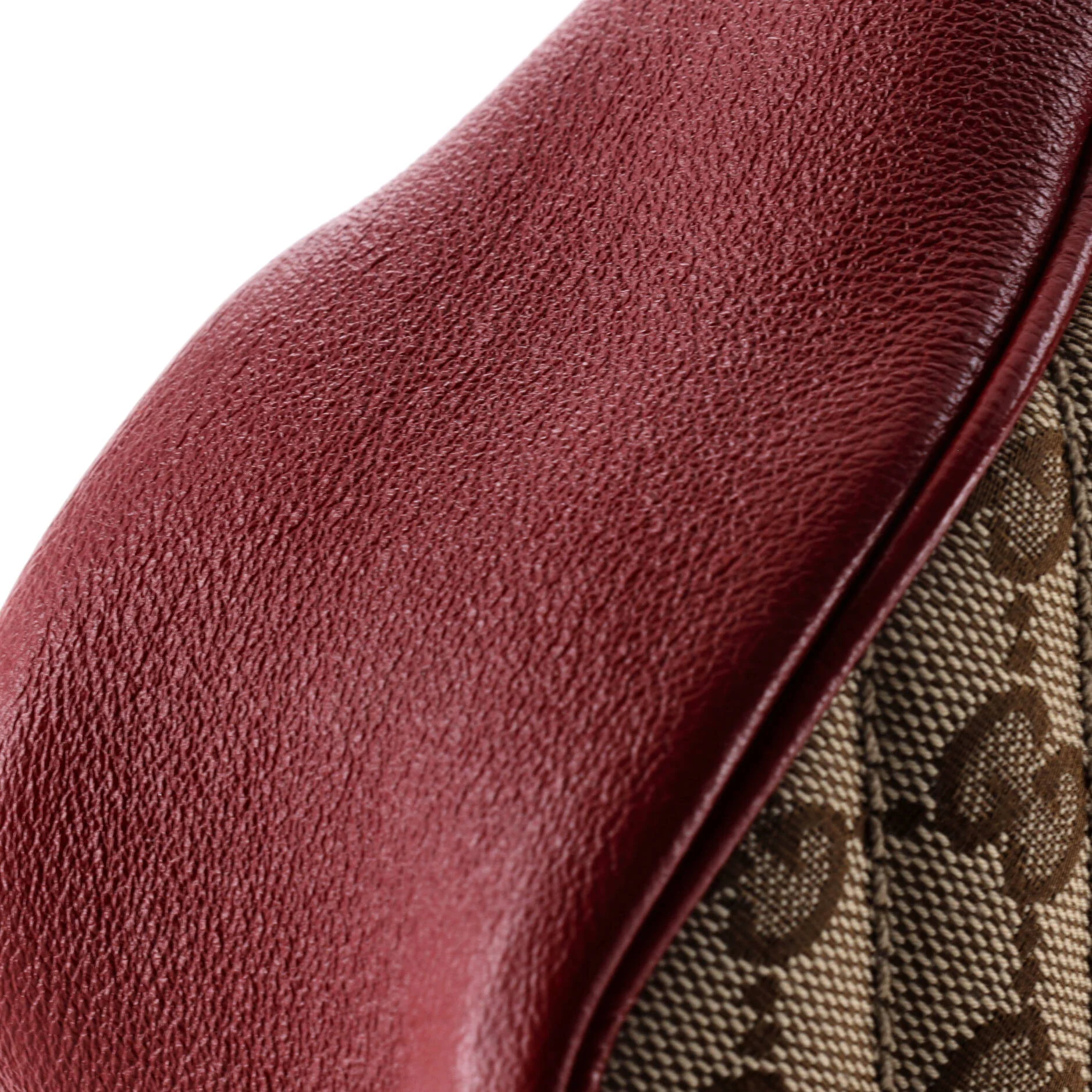 GG Marmont Flap Bag Diagonal Quilted GG Canvas with Leather Medium - Image 6