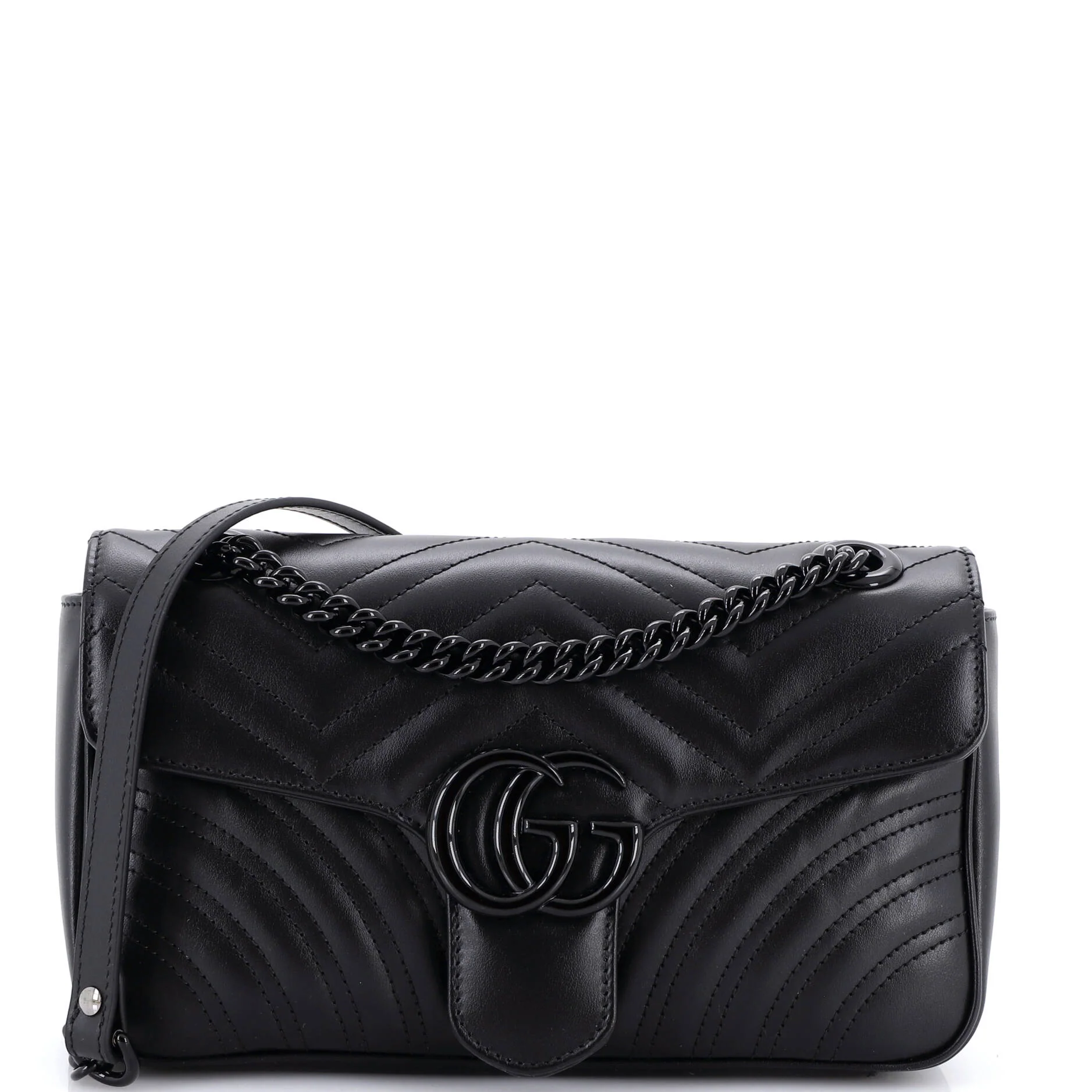GG Marmont Flap Bag Matelasse Leather Medium