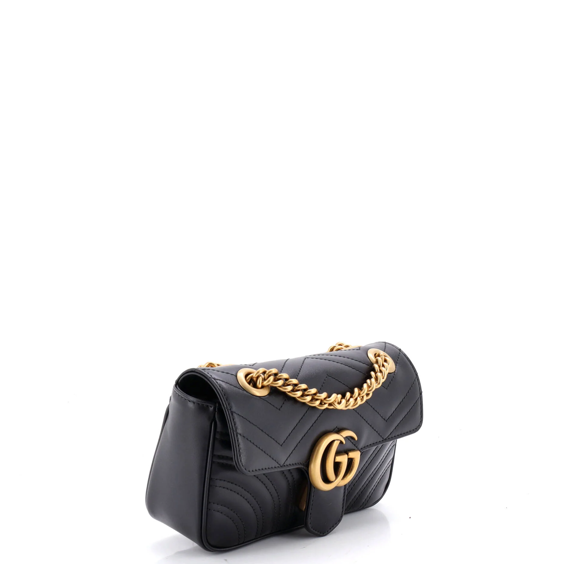 GG Marmont Flap Bag Matelasse Leather Mini - Image 2