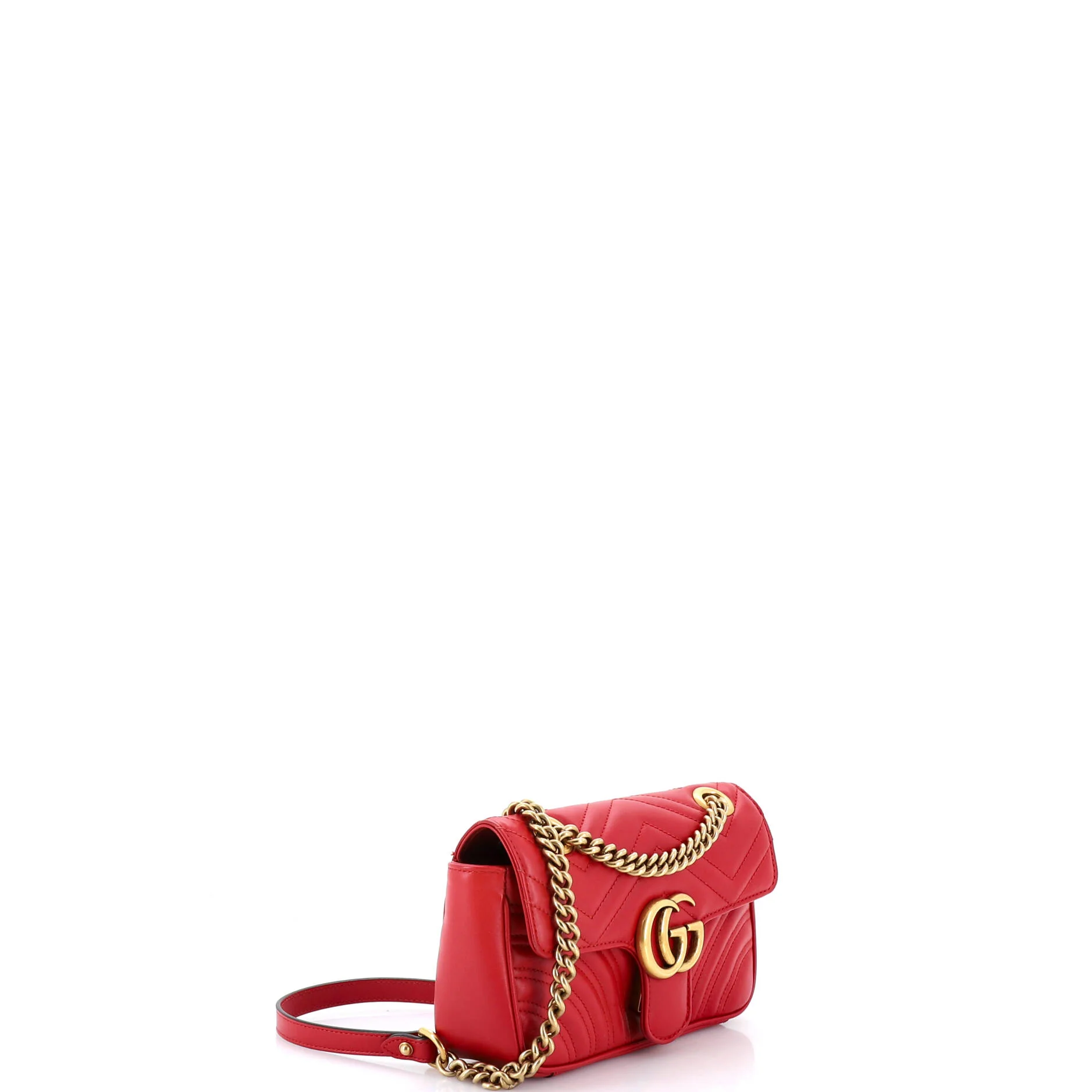 GG Marmont Flap Bag Matelasse Leather Mini - Image 2