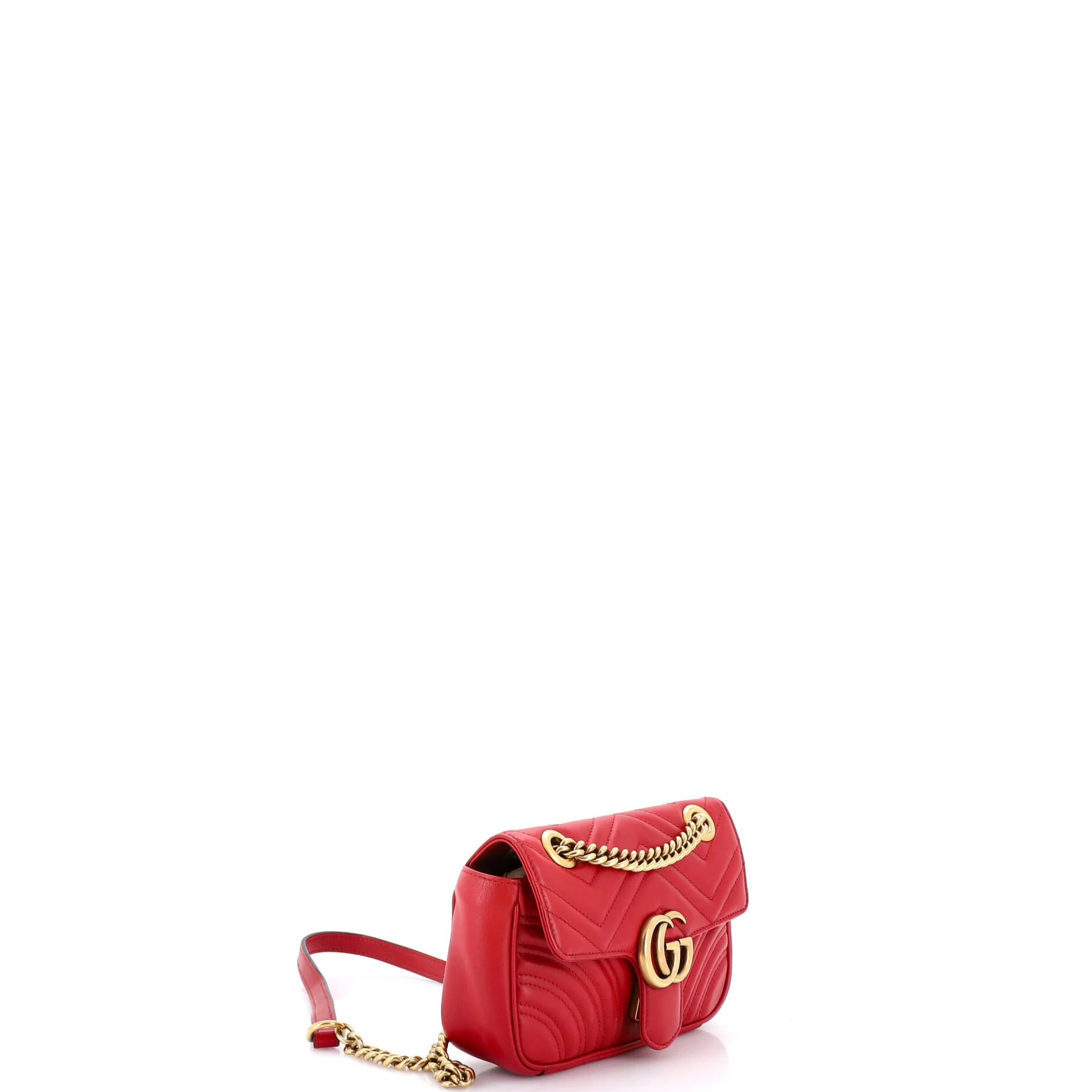 GG Marmont Flap Bag Matelasse Leather Mini - Image 2