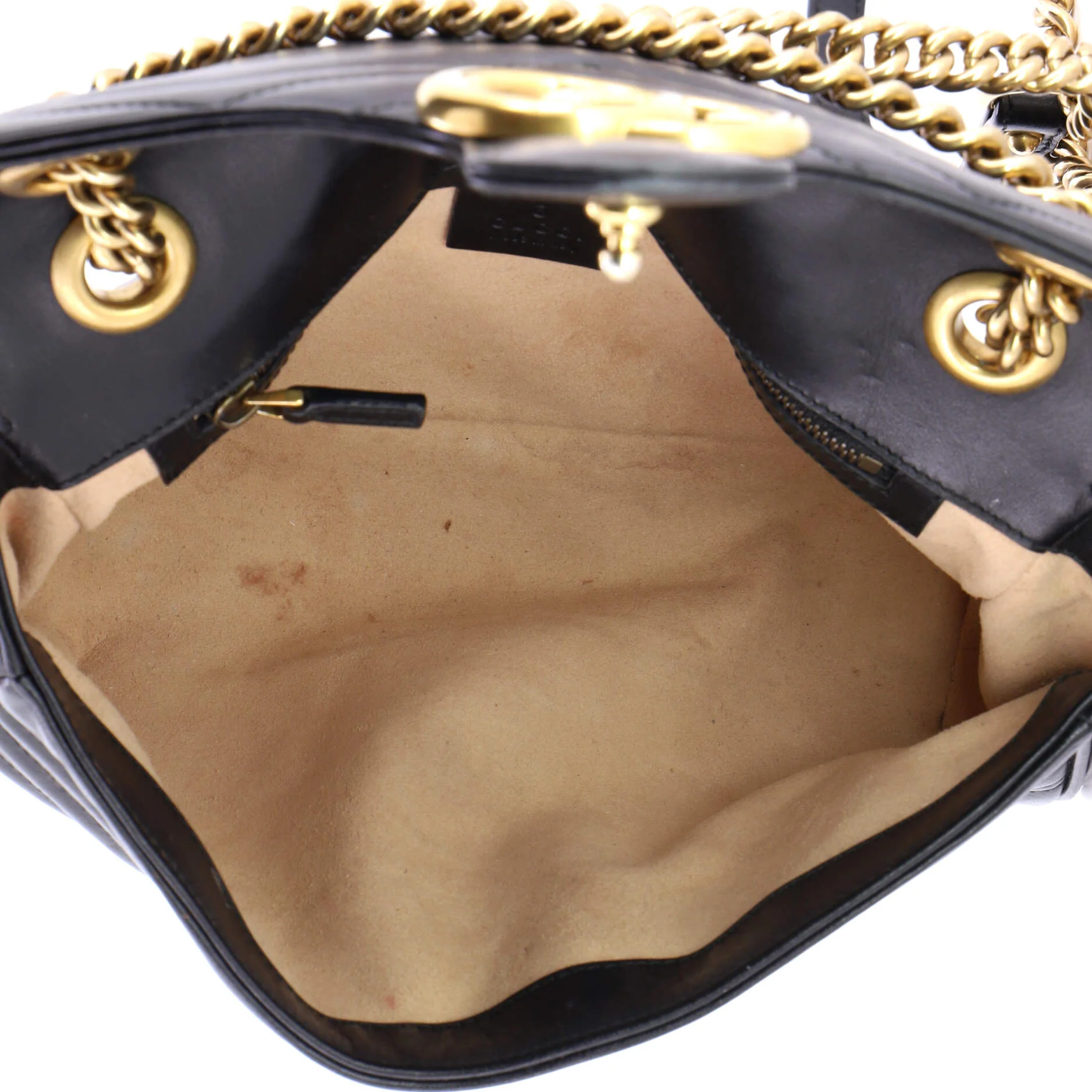 GG Marmont Flap Bag Matelasse Leather Small - Image 5