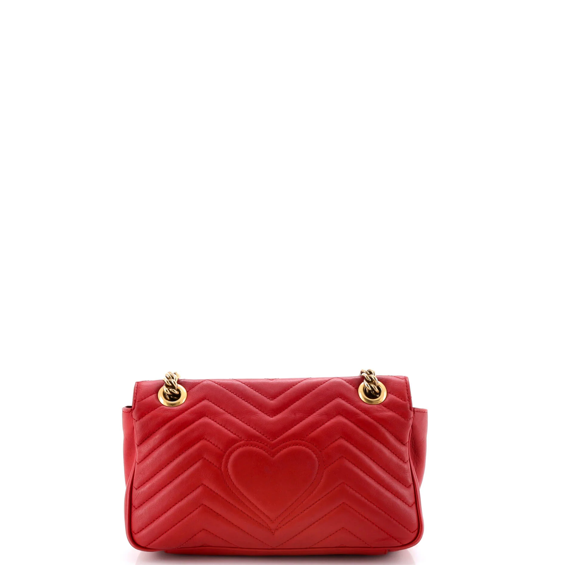 GG Marmont Flap Bag Matelasse Leather Small - Image 3