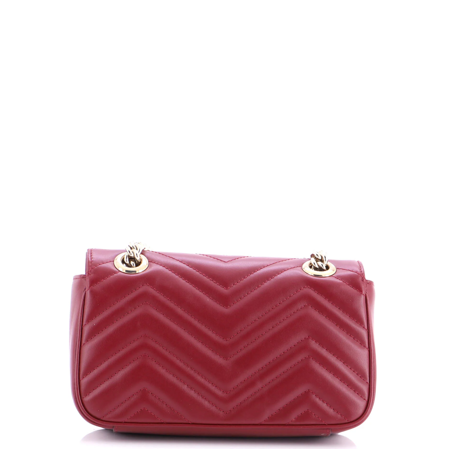 GG Marmont Flap Bag Matelasse Leather Small - Image 3
