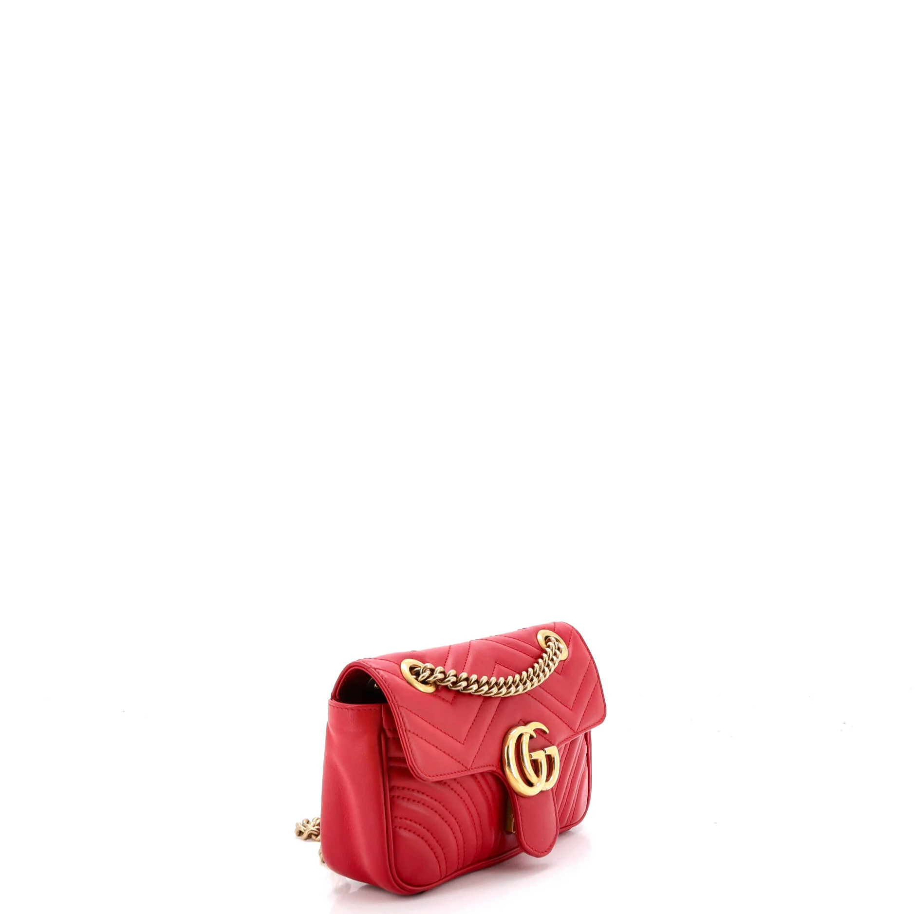 GG Marmont Flap Bag Matelasse Leather Small - Image 2
