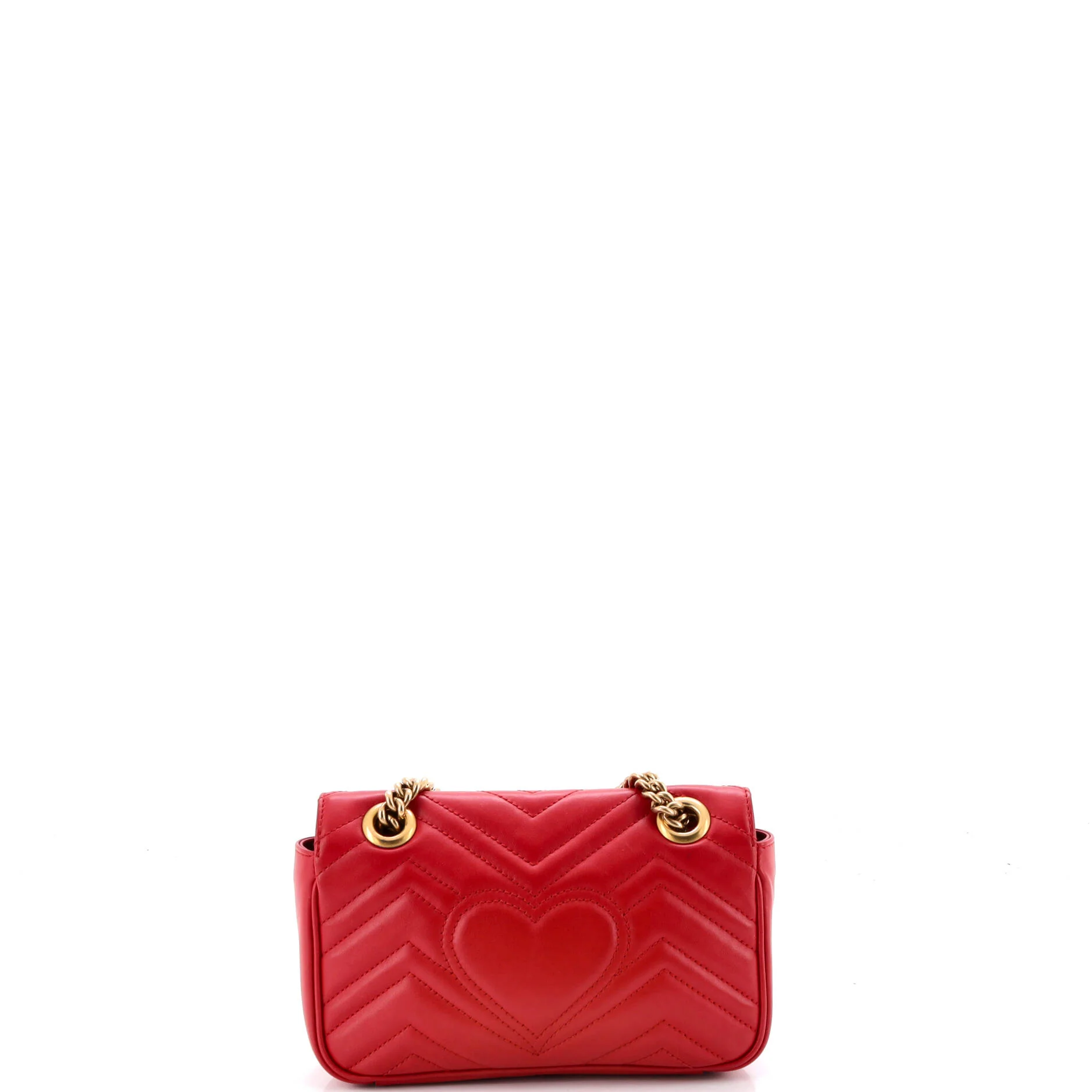 GG Marmont Flap Bag Matelasse Leather Small - Image 3