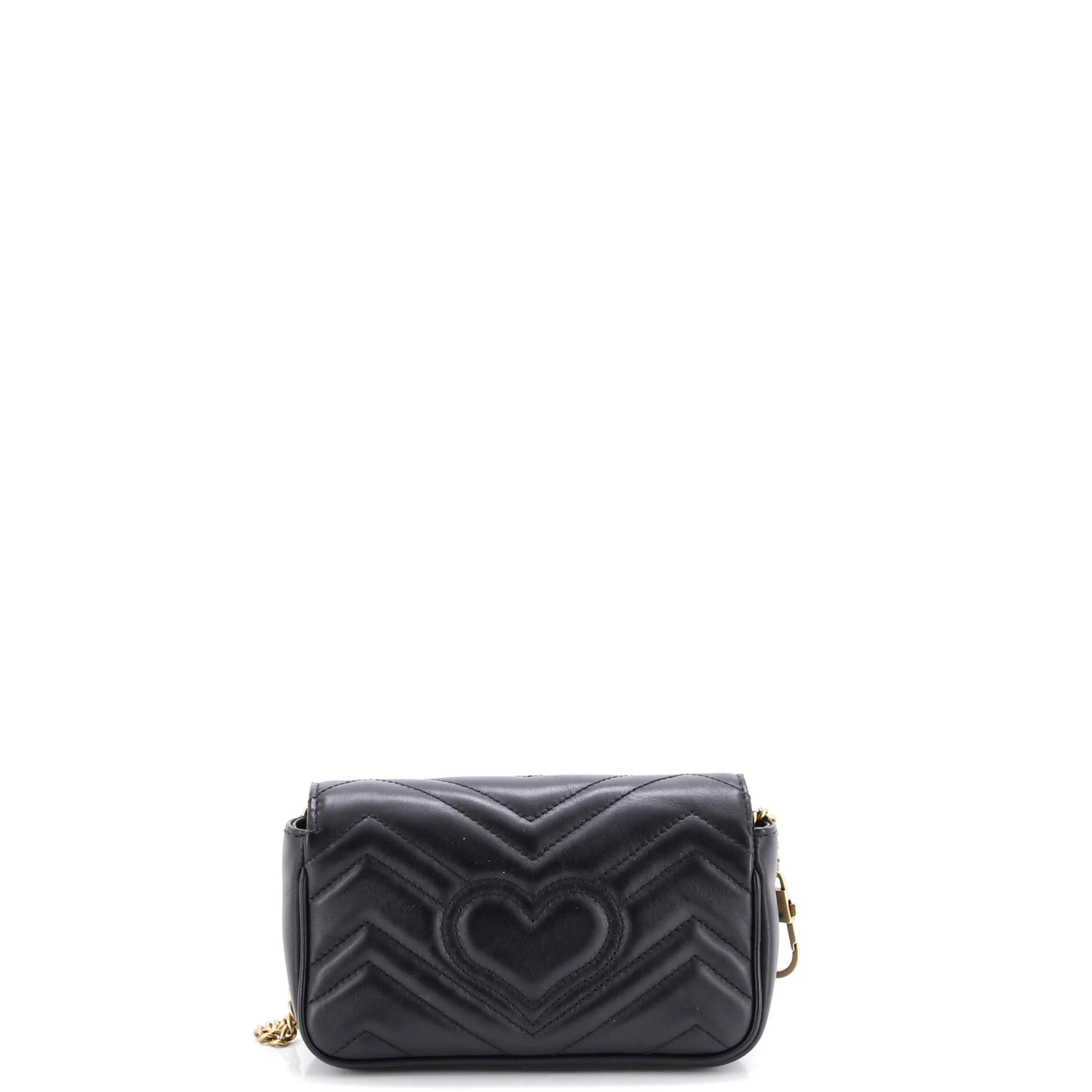 GG Marmont Flap Bag Matelasse Leather Super Mini - Image 3