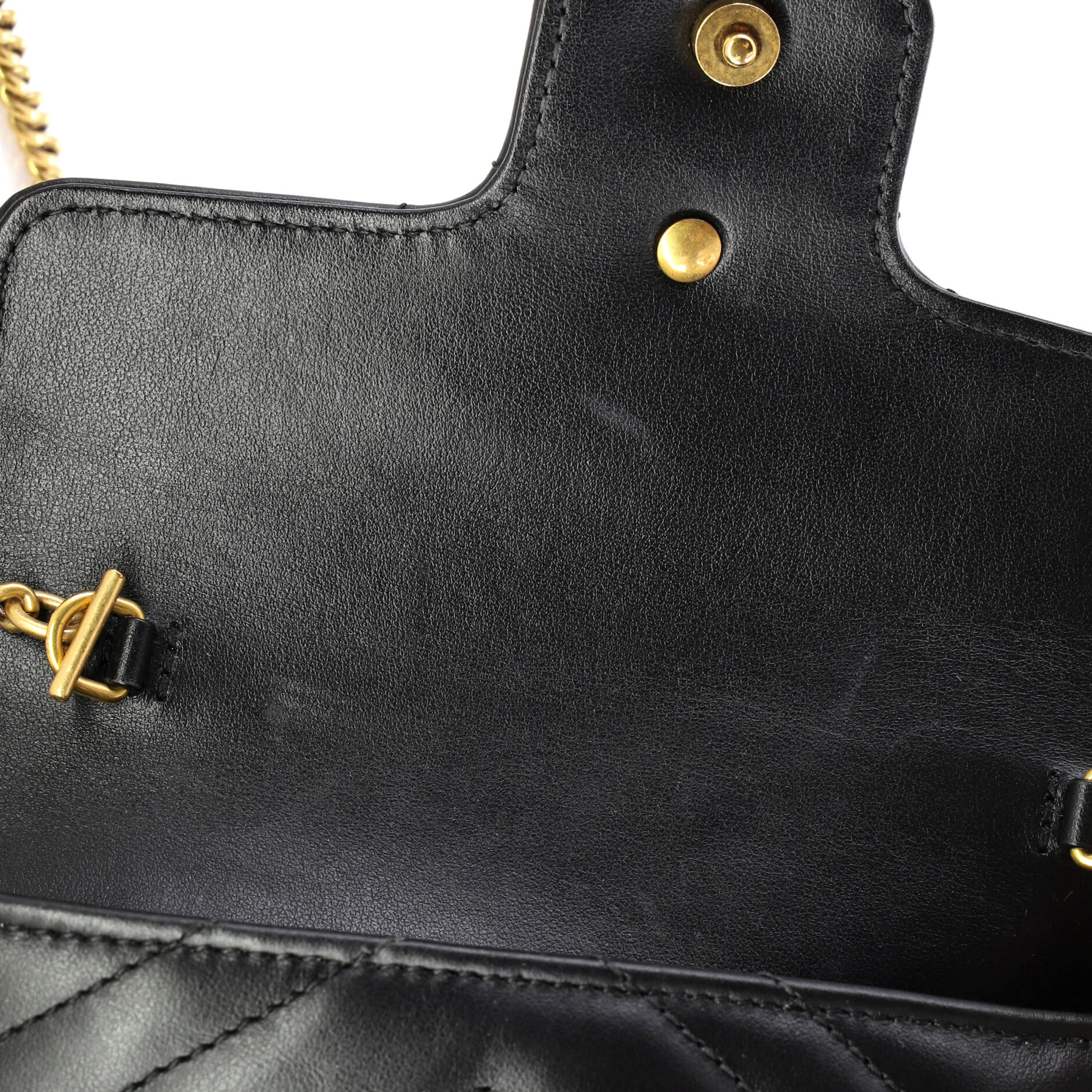 GG Marmont Flap Bag Matelasse Leather Super Mini - Image 6
