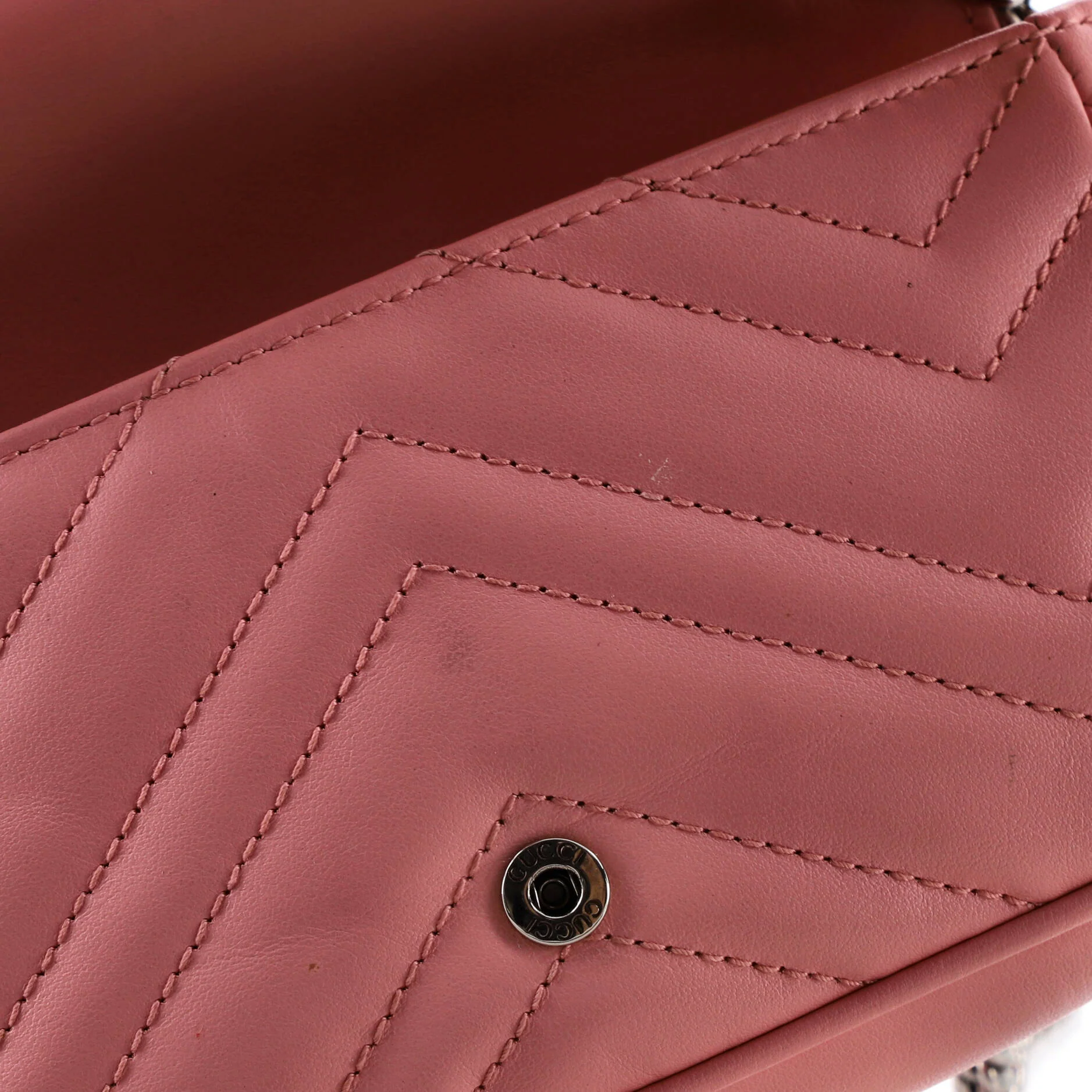 GG Marmont Flap Bag Matelasse Leather Super Mini - Image 6
