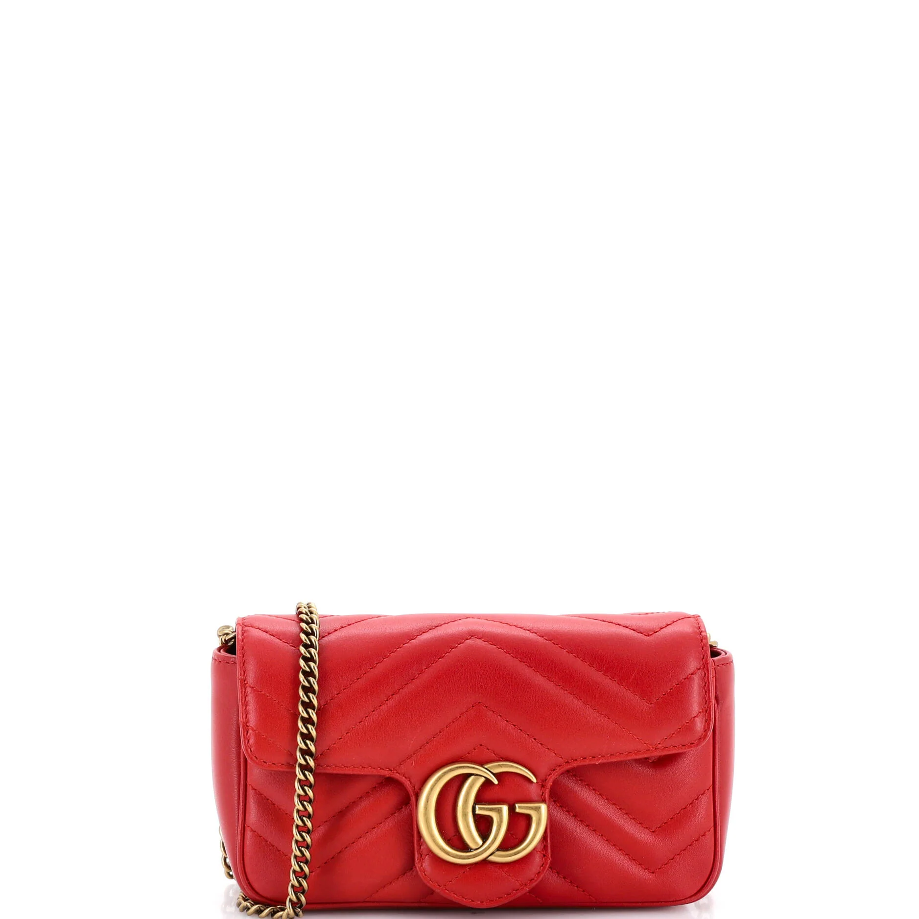 GG Marmont Flap Bag Matelasse Leather Super Mini