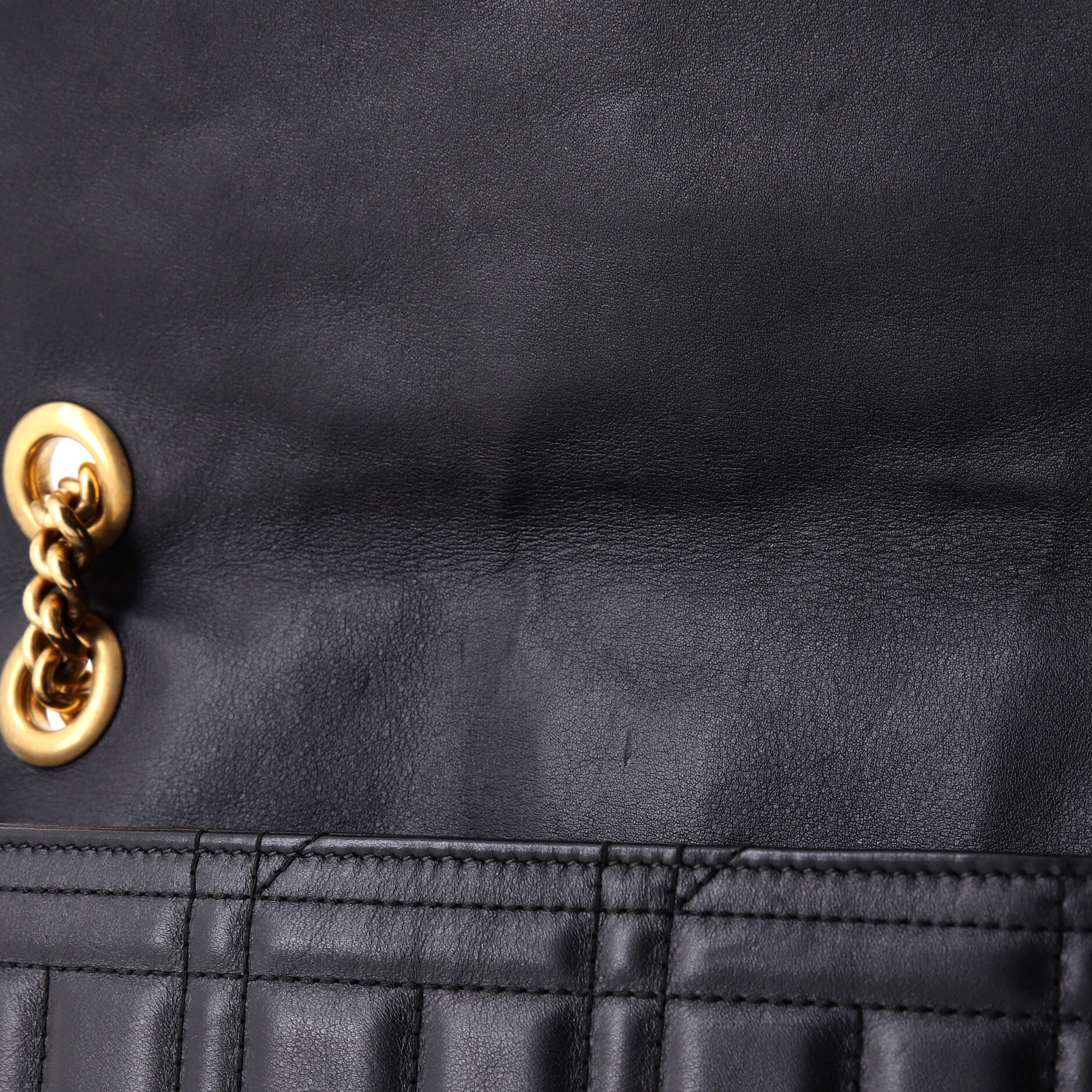 GG Marmont Flap Bag Studded Matelasse Leather Medium - Image 7