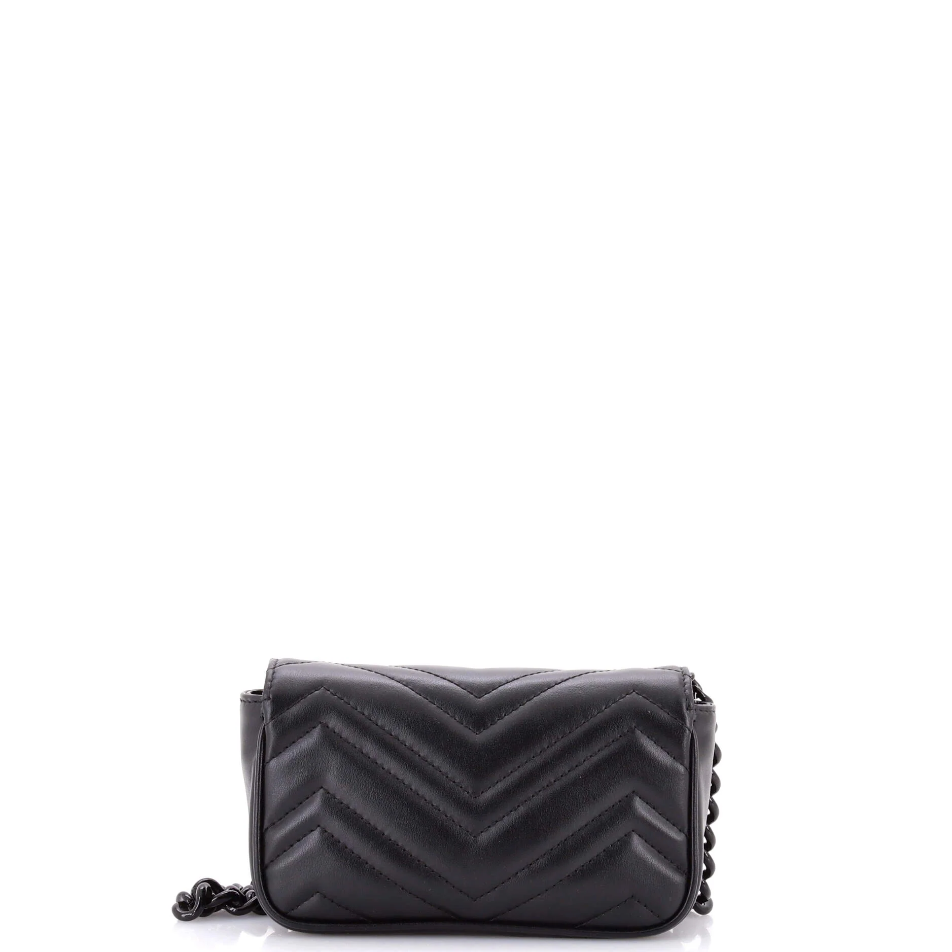 GG Marmont Flap Belt Bag Matelasse Leather - Image 3